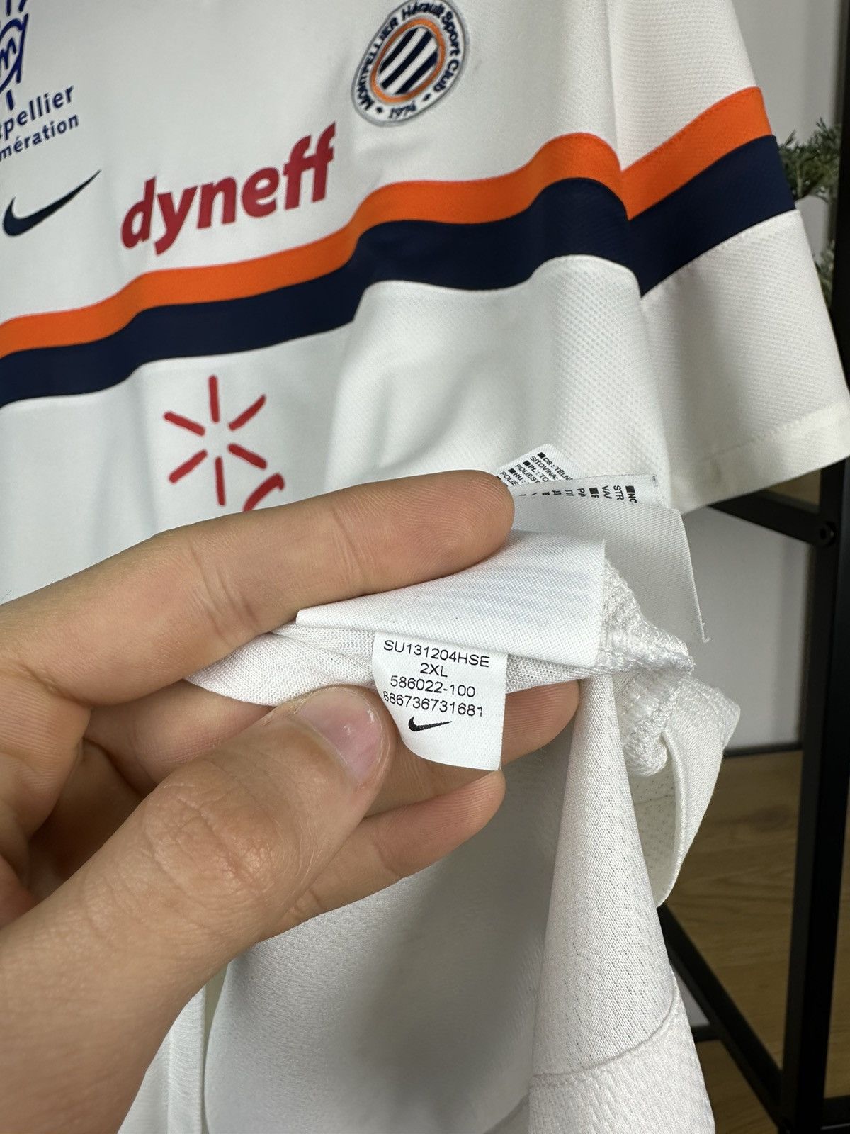 Nike Montpellier HSC 2013-2014 Away Soccer Football Jersey Suit Size US XXL / EU 58 / 5 - 9 Thumbnail