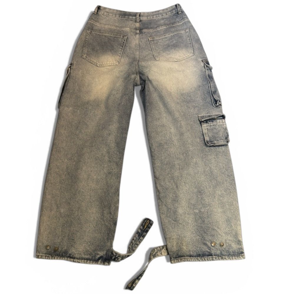 If Six Was Nine 🔥🇯🇵 Japanese Crazy Baggy Unsed.Lab Multi Pocket LGB Jeans Size US 32 / EU 48 - 2 Thumbnail