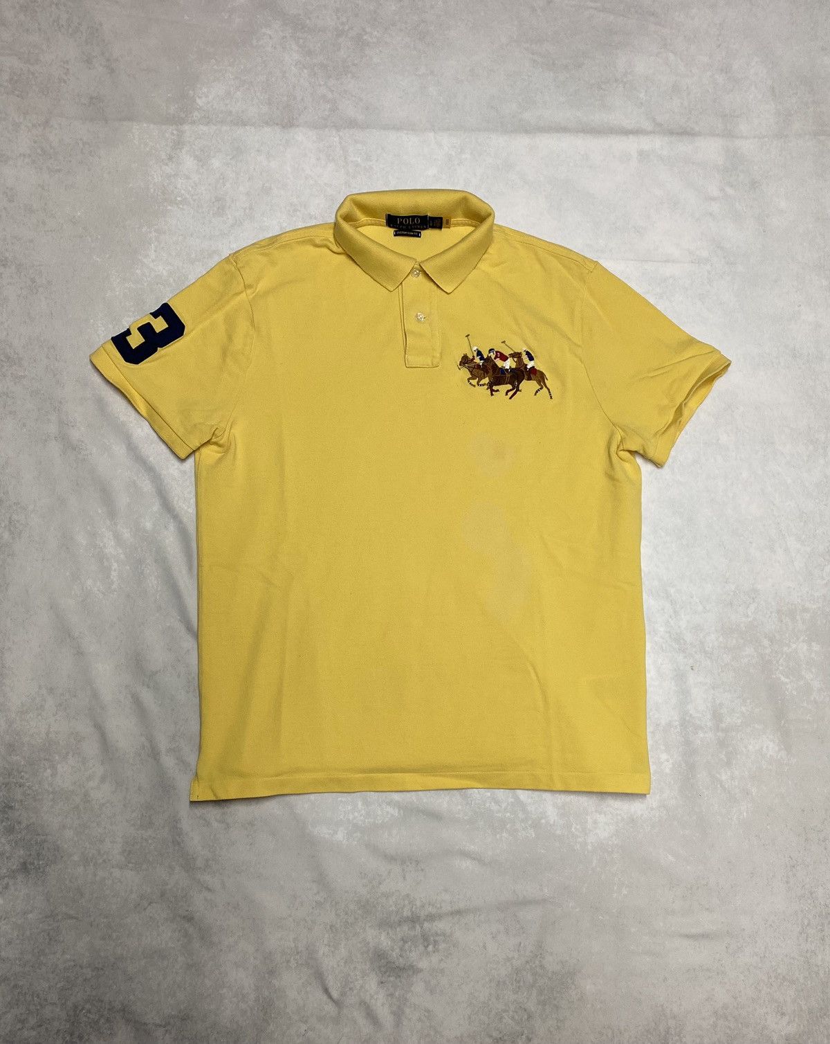 【美品】polo ralph laurenデカポニー swag チーフキーフ 黄 Polo Ralph Lauren × Vintage Crazy Vintage Y2K Streetwear Chief