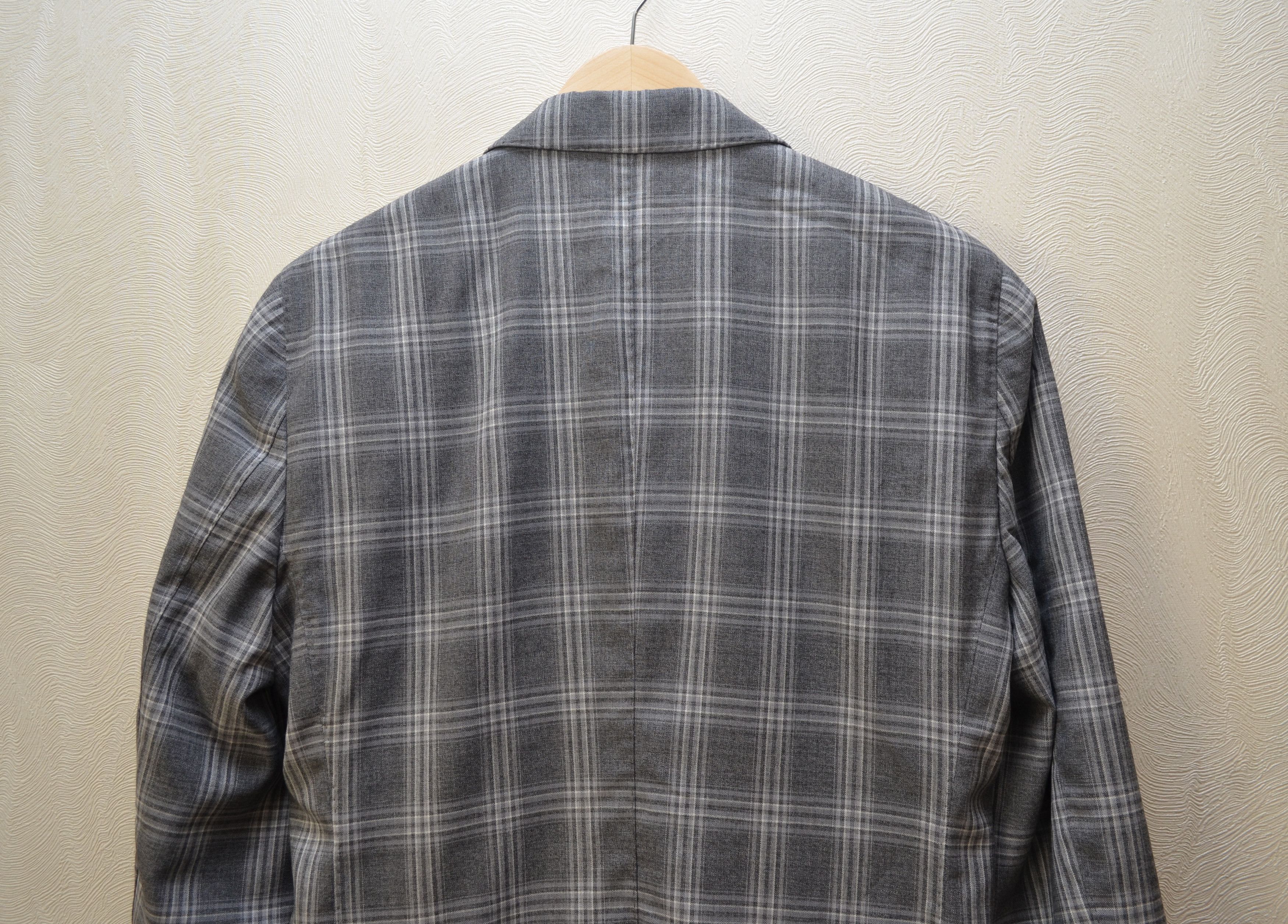 Hackett Hackett Blazer Jacket Unlined Check Wool EU48 US38 Size 38R - 8 Thumbnail