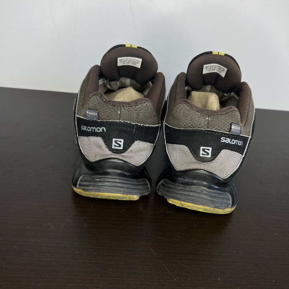 Salomon × Vintage SALOMON GORE-TEX Vintage Hiking Trainers Boots Shoes Brown Size US 9.5 / EU 42-43 - 4 Thumbnail