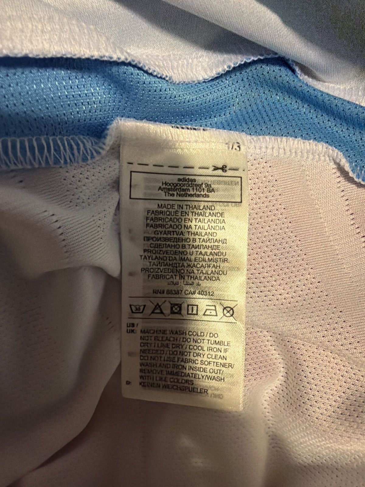Adidas 2023-24 Argentina Authentic L/S Jersey Size US L / EU 52-54 / 3 - 5 Thumbnail