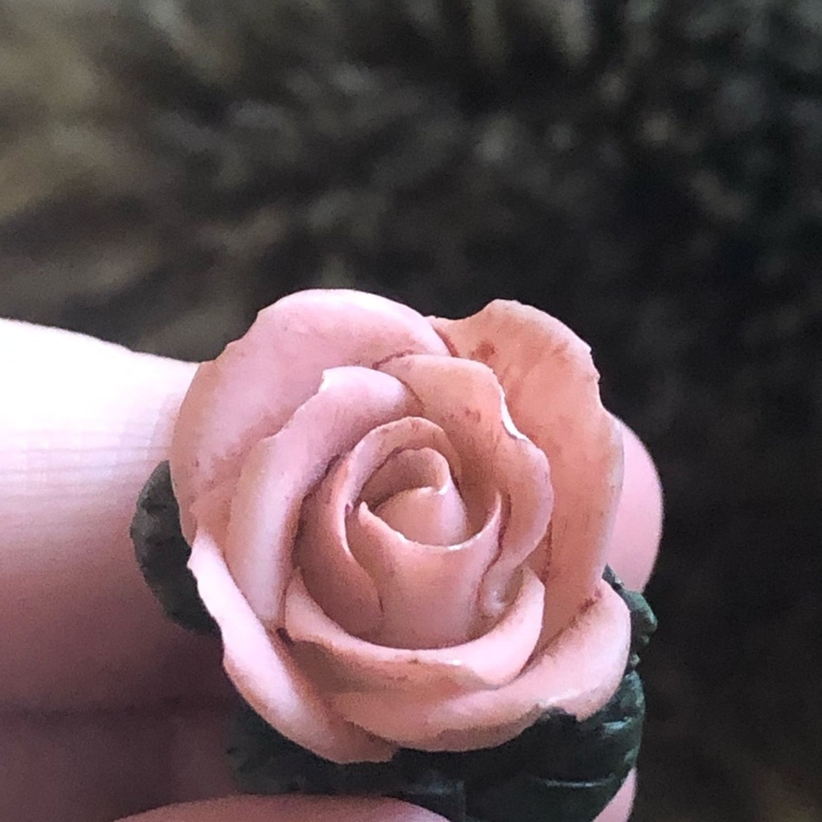Vintage Vintage detailed pink rose brooch pin Size ONE SIZE - 3 Thumbnail