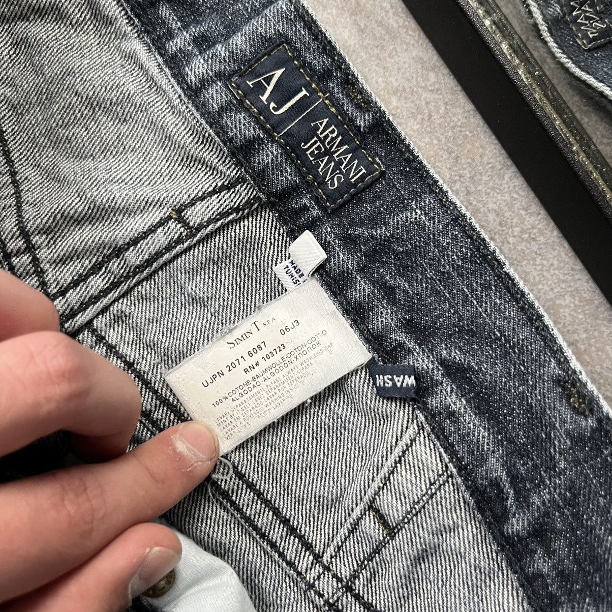 Armani ARMANI VINTAGE METAL LOGO JEANS IF SIX WAS NINE LGB GLAMOUR Size US 32 / EU 48 - 11 Thumbnail