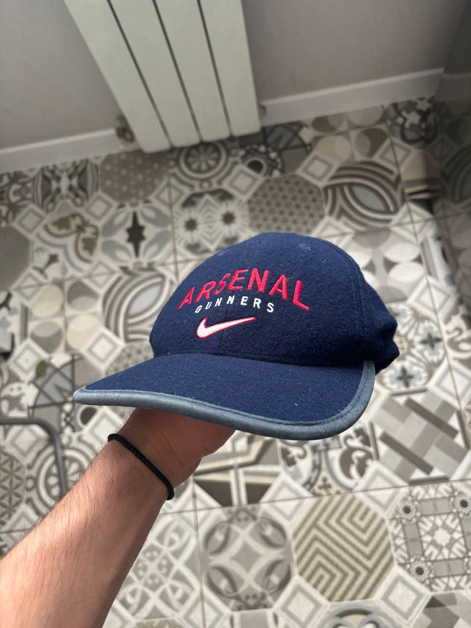 Nike Nike Vintage Arsenal Cap Jersey big logo mega rare 90’s Size ONE SIZE - 3 Thumbnail