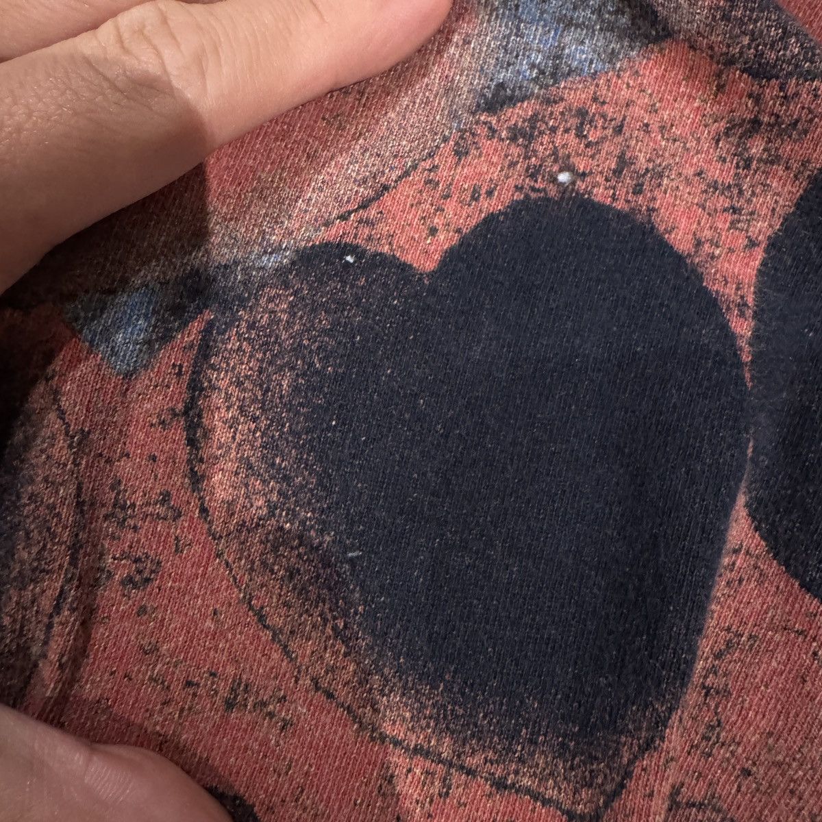 READYMADE × Saint Michael 22x29 Saint Mxxxxx Nazareth Nirvana Heart shaped box AOP tee Size US M / EU 48-50 / 2 - 9 Thumbnail