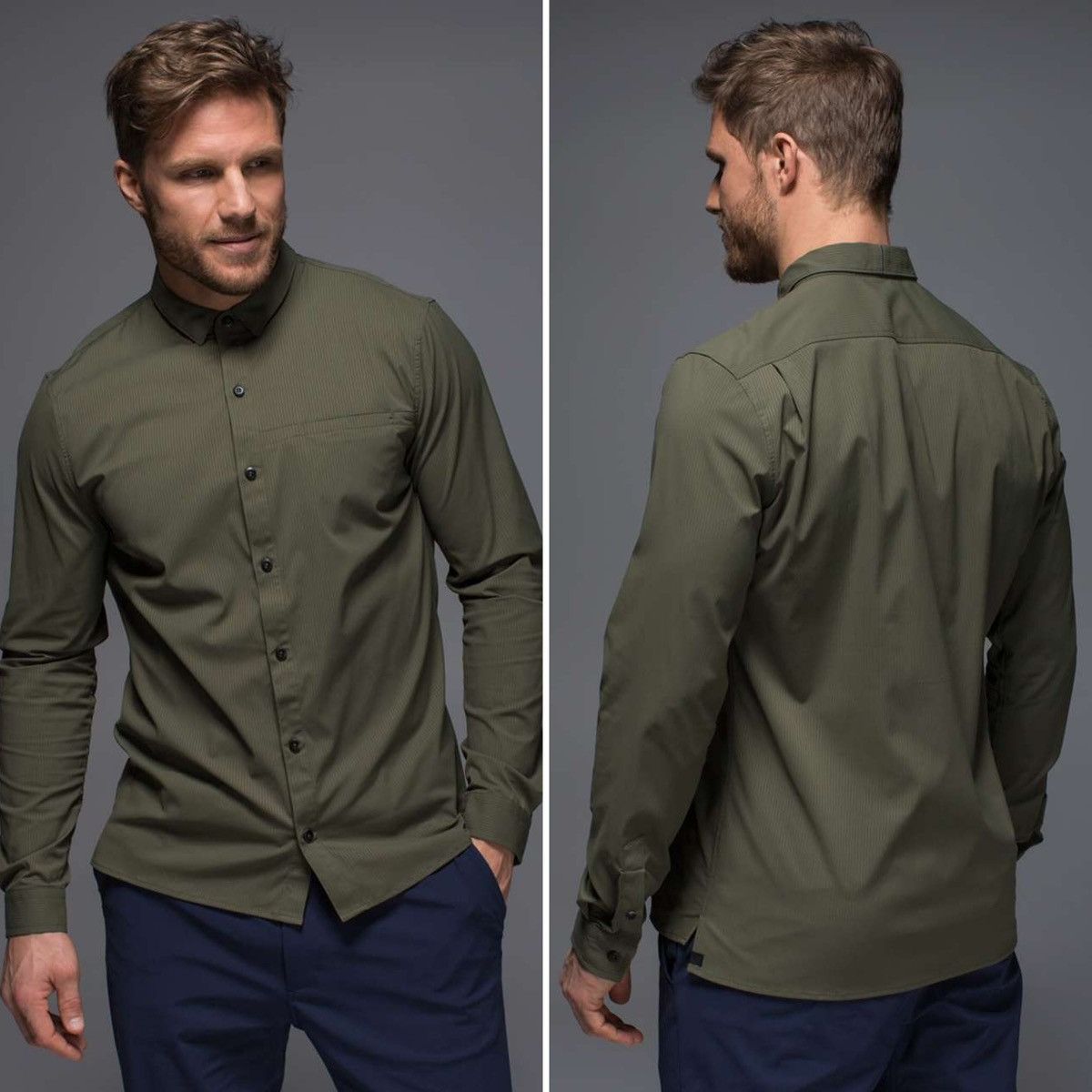 Lululemon Lululemon The Closer Long Sleeve Buttondown Size US M / EU 48-50 / 2 - 1 Thumbnail