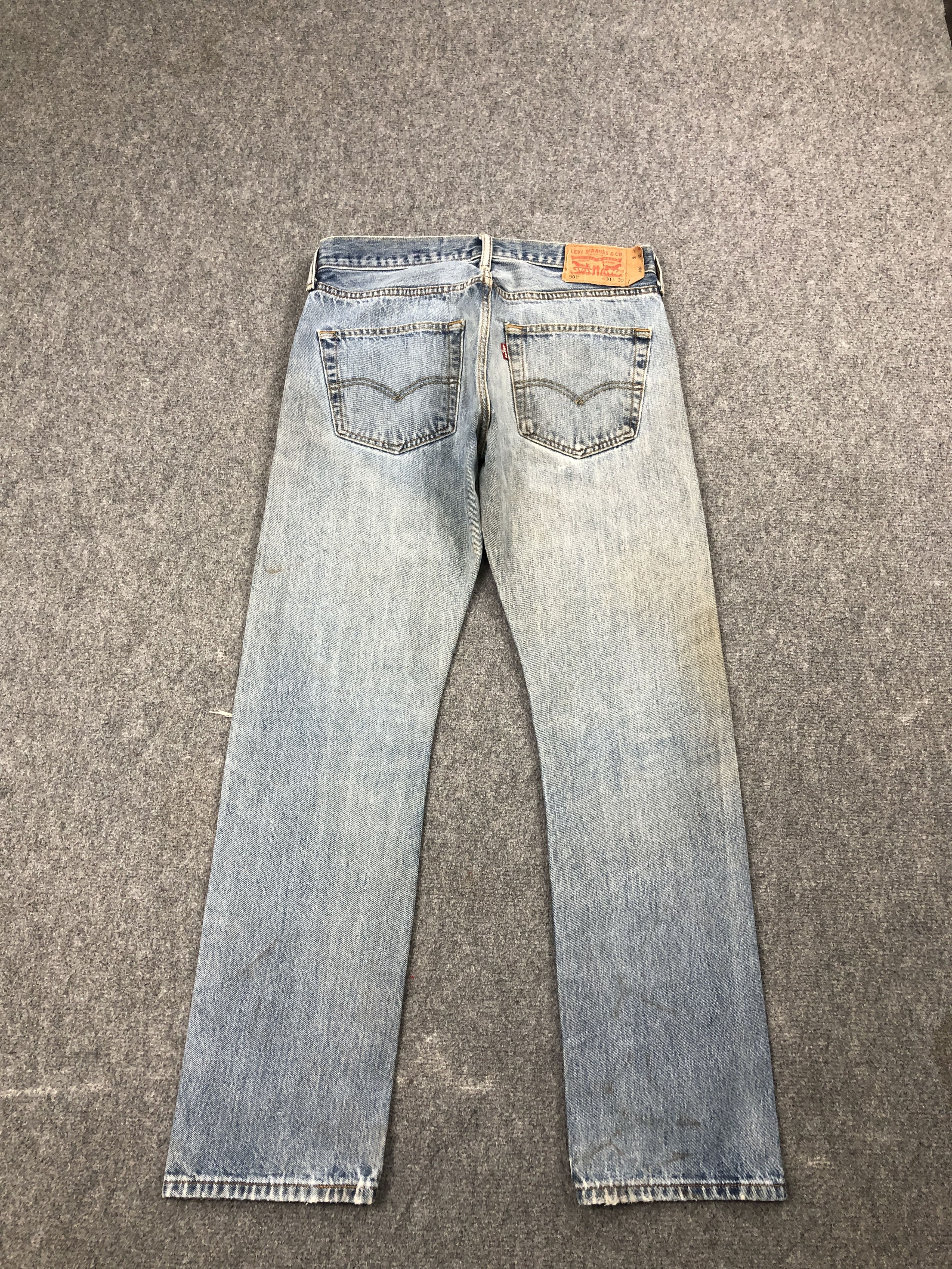 Levi's × Vintage Vintage Levis 501 Faded Blue Jeans Size US 30 / EU 46 - 3 Thumbnail
