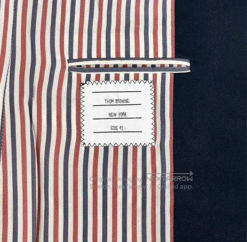 Thom Browne Thom Browne Navy Coat Size M / US 6-8 / IT 42-44 - 4 Thumbnail
