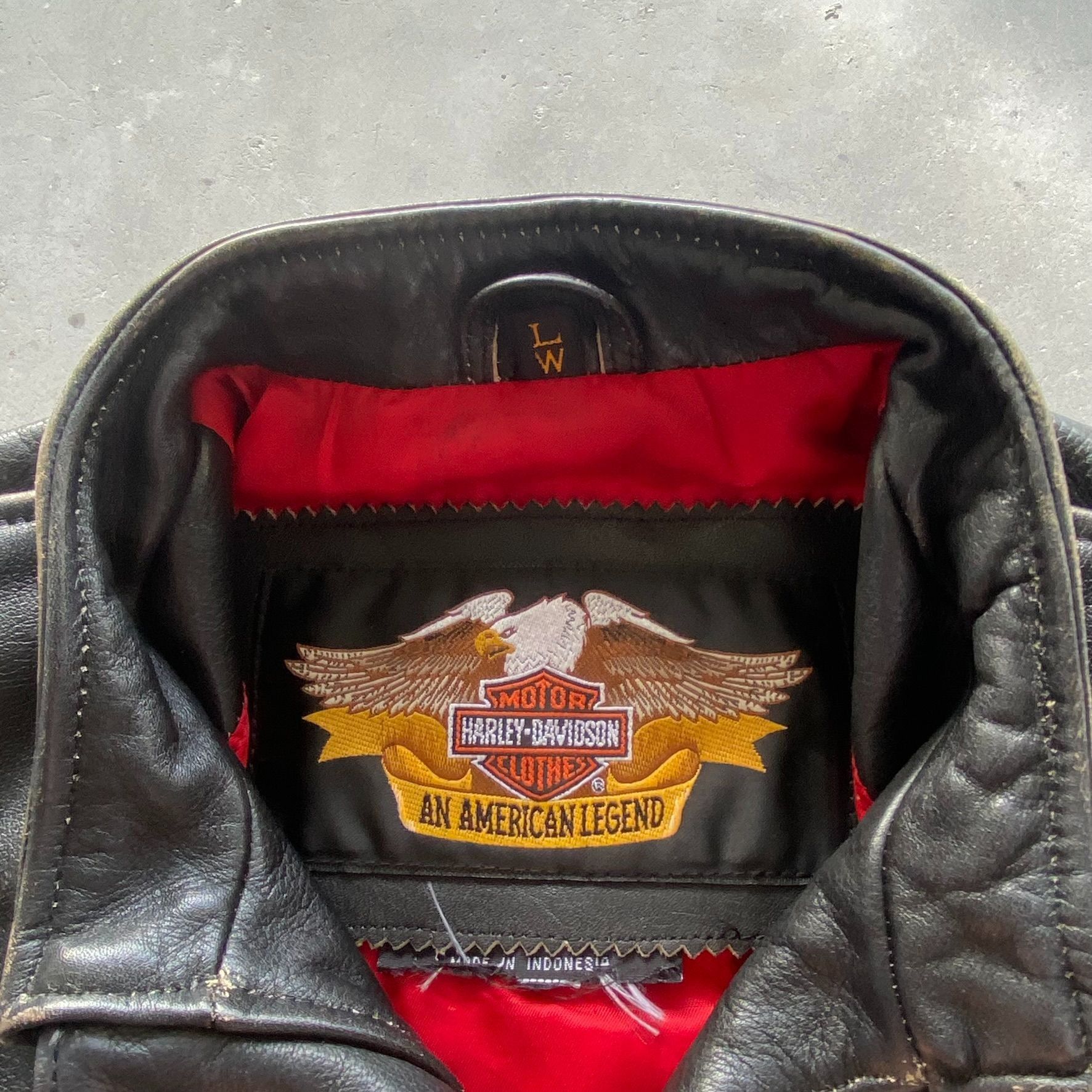 Harley Davidson Vintage 90s Harley Davidson Leather Jacket Black Punk Biker Size US L / EU 52-54 / 3 - 4 Thumbnail