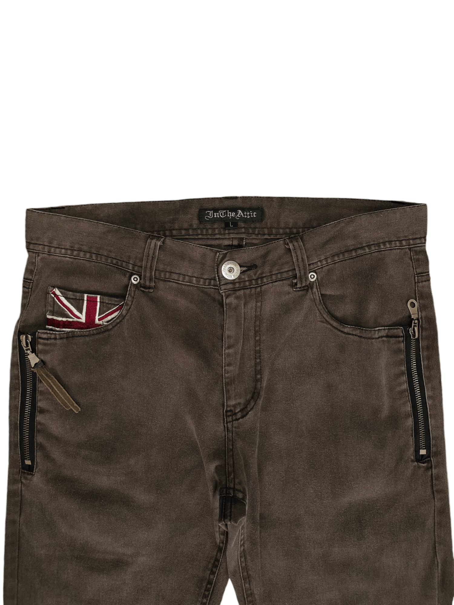 If Six Was Nine In The Attic Multi Pocket Zipper Sun Faded 3Q Pants Size US 32 / EU 48 - 2 Thumbnail