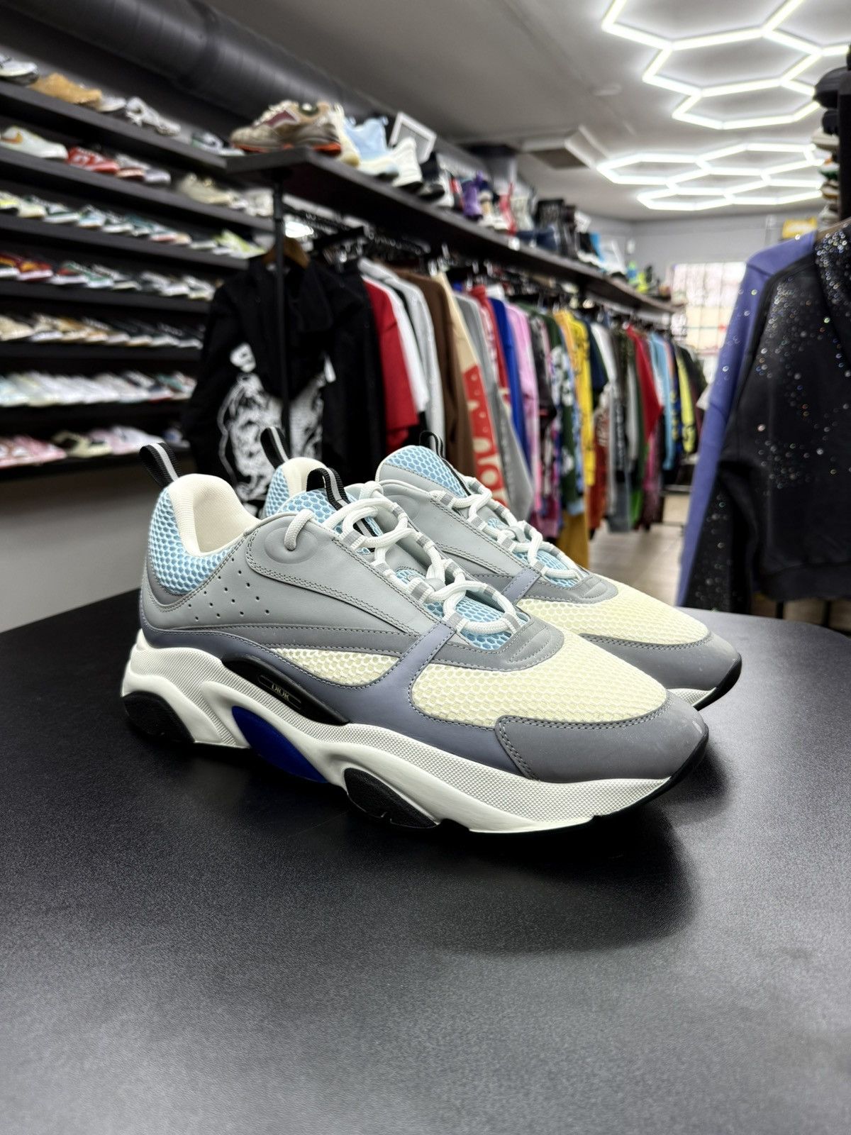 Dior AUTHENTIC Dior B22 Blue Silver White Size 47 / 14 US Size US 14 / EU 47 - 2 Thumbnail