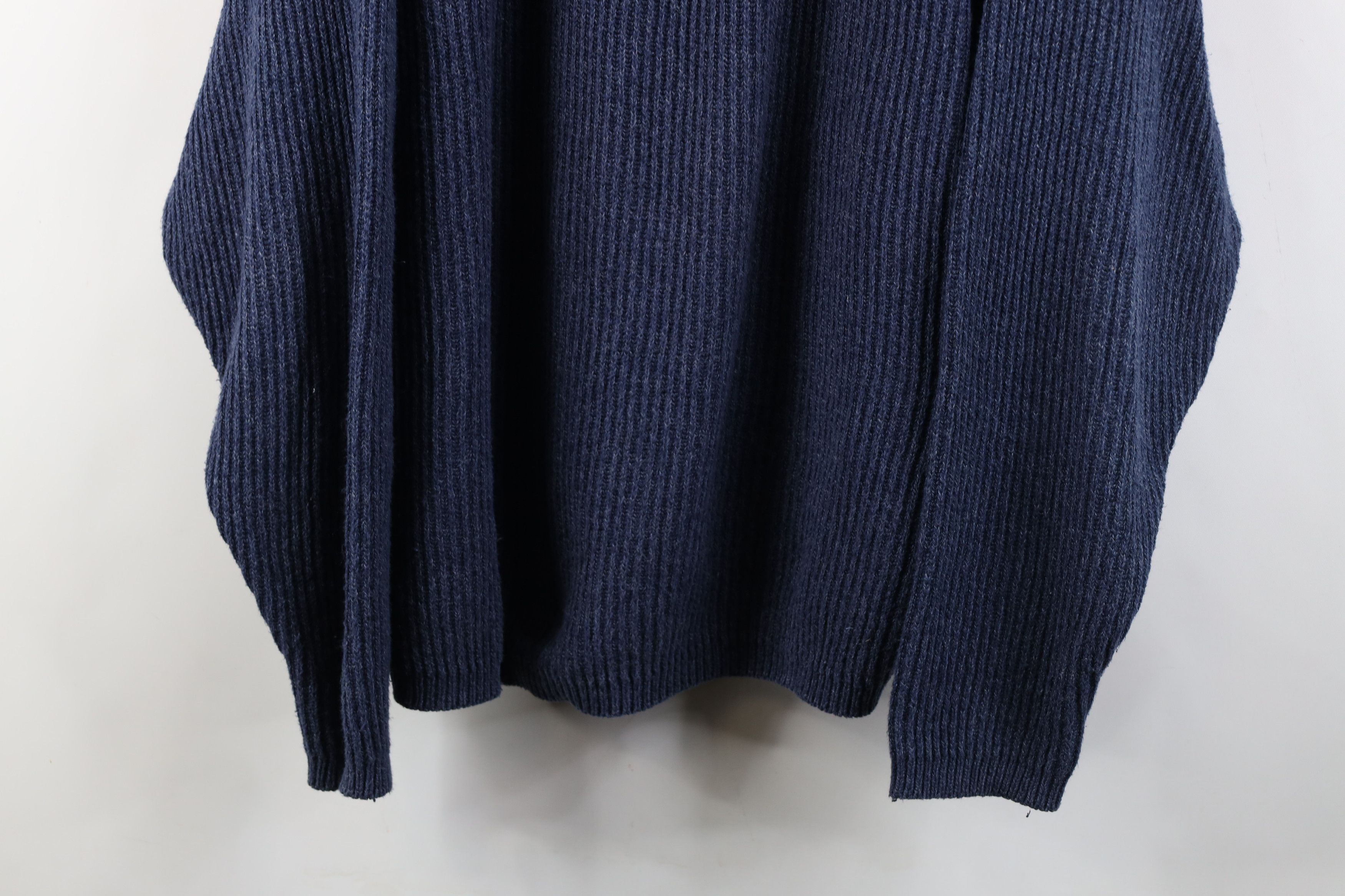 Vintage Vintage 90s West Marine Boats Ribbed Knit Henley Sweater USA Size US L / EU 52-54 / 3 - 3 Thumbnail