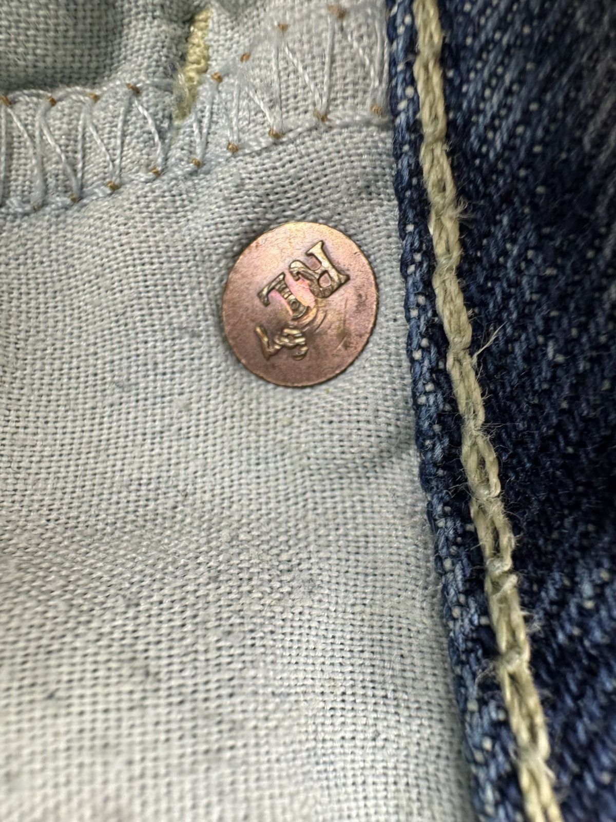 Polo Ralph Lauren Vintage Y2K Polo Ralph Lauren slim fit washed denim jeans Size US 29 - 18 Thumbnail