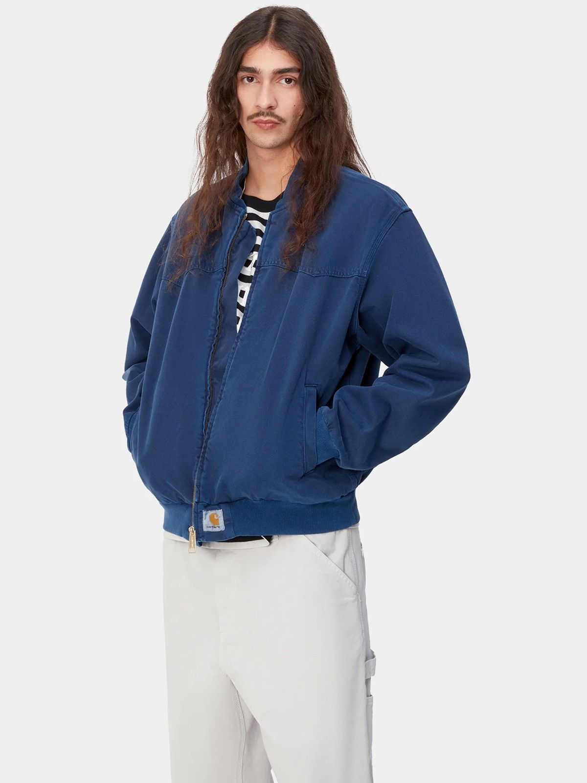 Carhartt Wip Carhartt WIP OG Santa Fe Bomber Blue Size US S / EU 44-46 / 1 - 9 Thumbnail