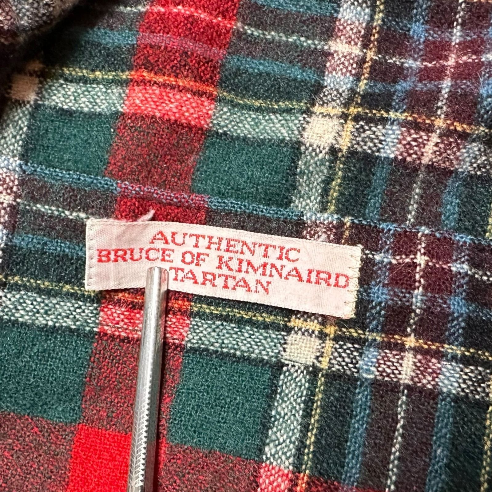 Pendleton × Vintage Vintage 60s Pendleton Red Green Plaid Wool Flannel Shirt Size US M / EU 48-50 / 2 - 5 Thumbnail