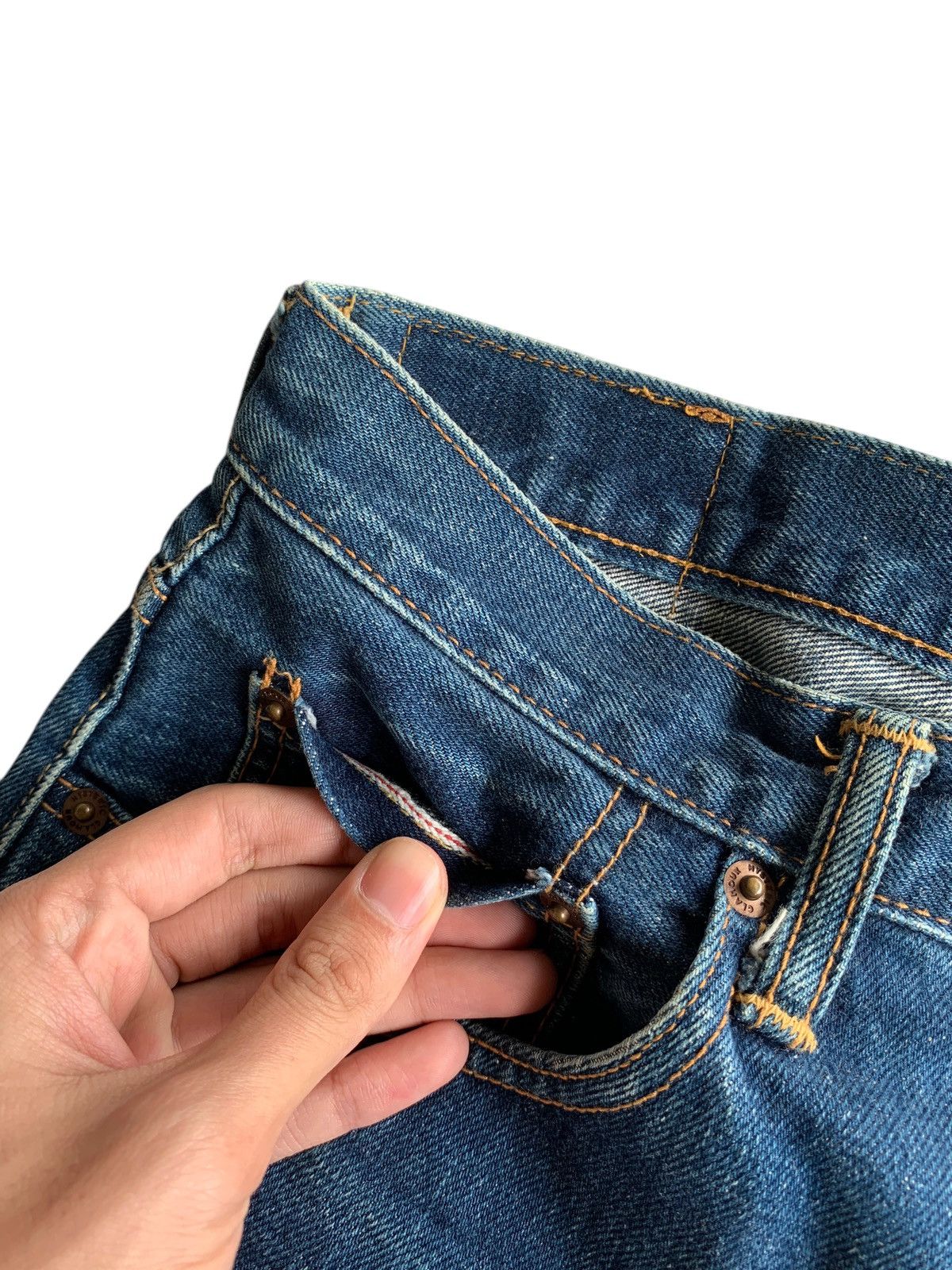 Hysteric Glamour VINTAGE HYSTERIC GLAMOUR KINKY SELVEDGE JAPANESE DENIM Size US 29 - 11 Thumbnail