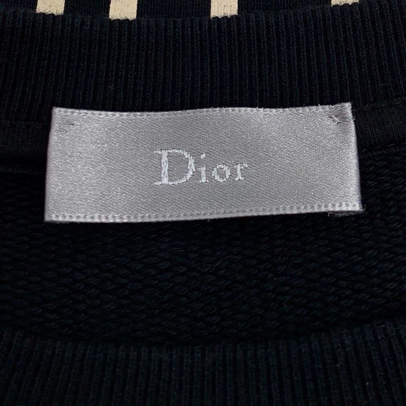 Dior Dior Black logo letter print cotton round-neck long-sleeved Size US XS / EU 42 / 0 - 5 Thumbnail