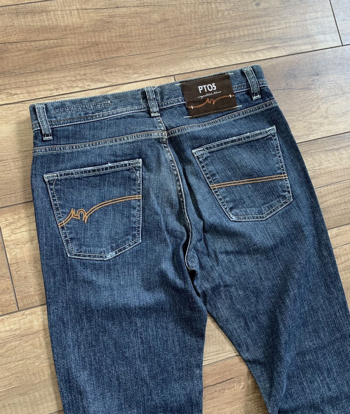 PT Torino PT05 PT01 Denim Slim Fit Washed Jeans Pants Size US 31 - 7 Thumbnail