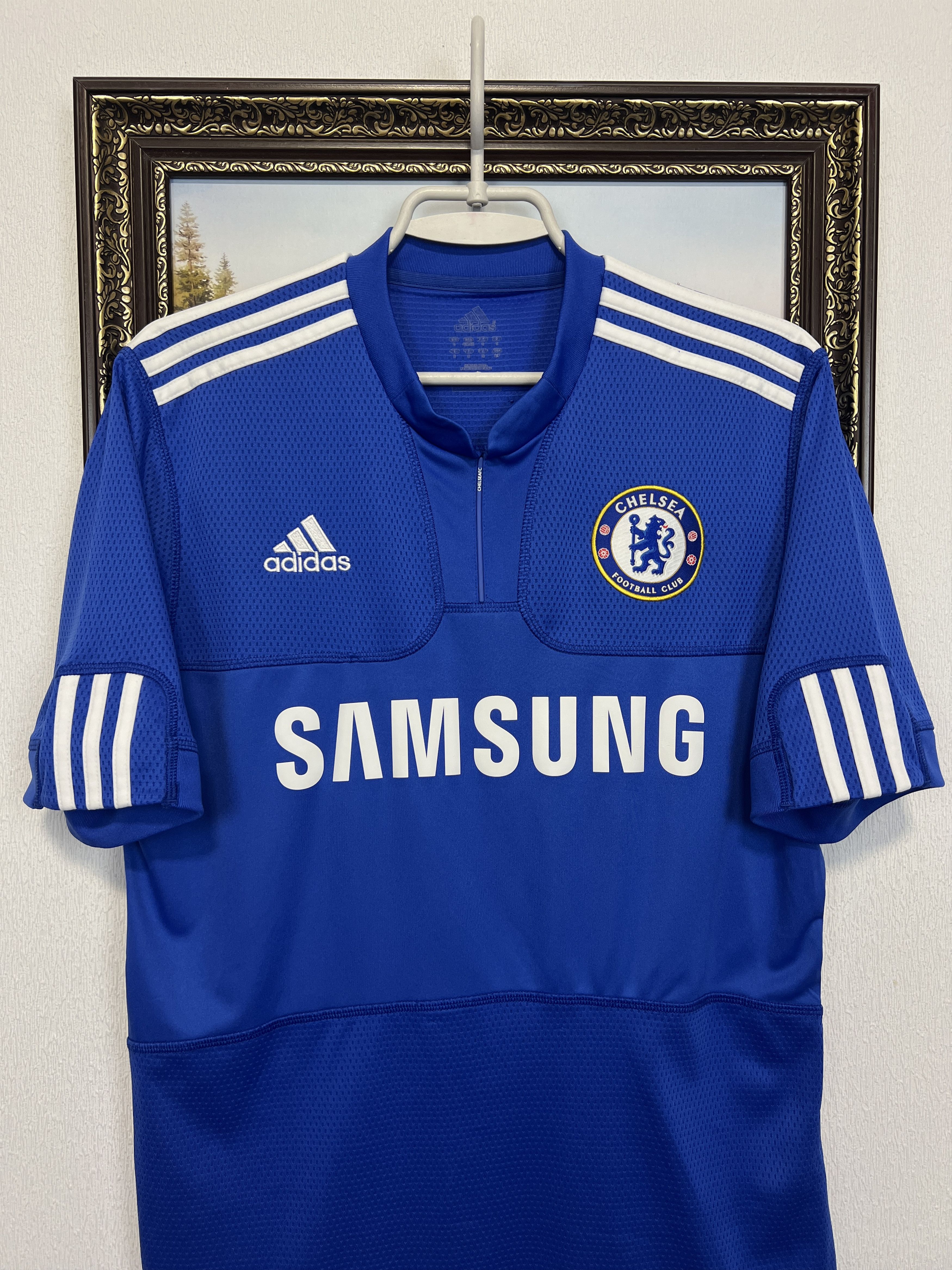 Adidas Chelsea Home football shirt 2009 Soccer Adidas Jersey Trikot Size US S / EU 44-46 / 1 - 2 Thumbnail