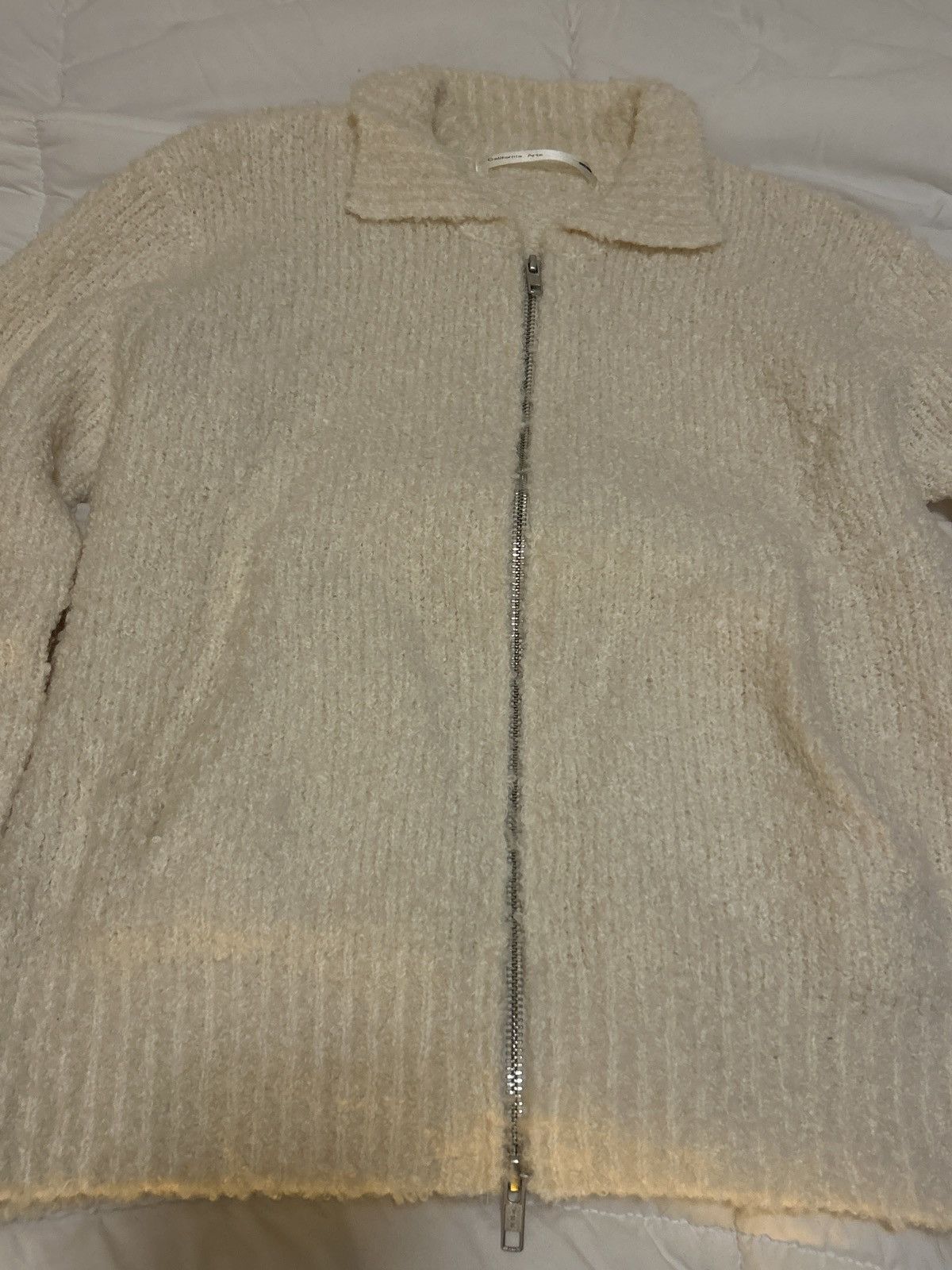 California Arts. Textural slim zip cardigan Size US S / EU 44-46 / 1 - 1 Thumbnail