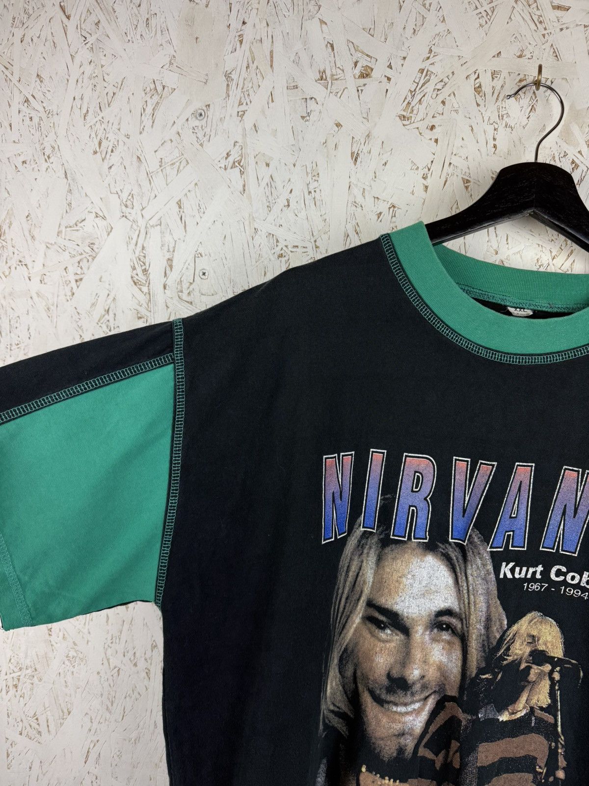 Band Tees 90s Vintage Nirvana Kurt Cobain Kulak Designs Boot T-Shirt Size US XL / EU 56 / 4 - 2 Thumbnail