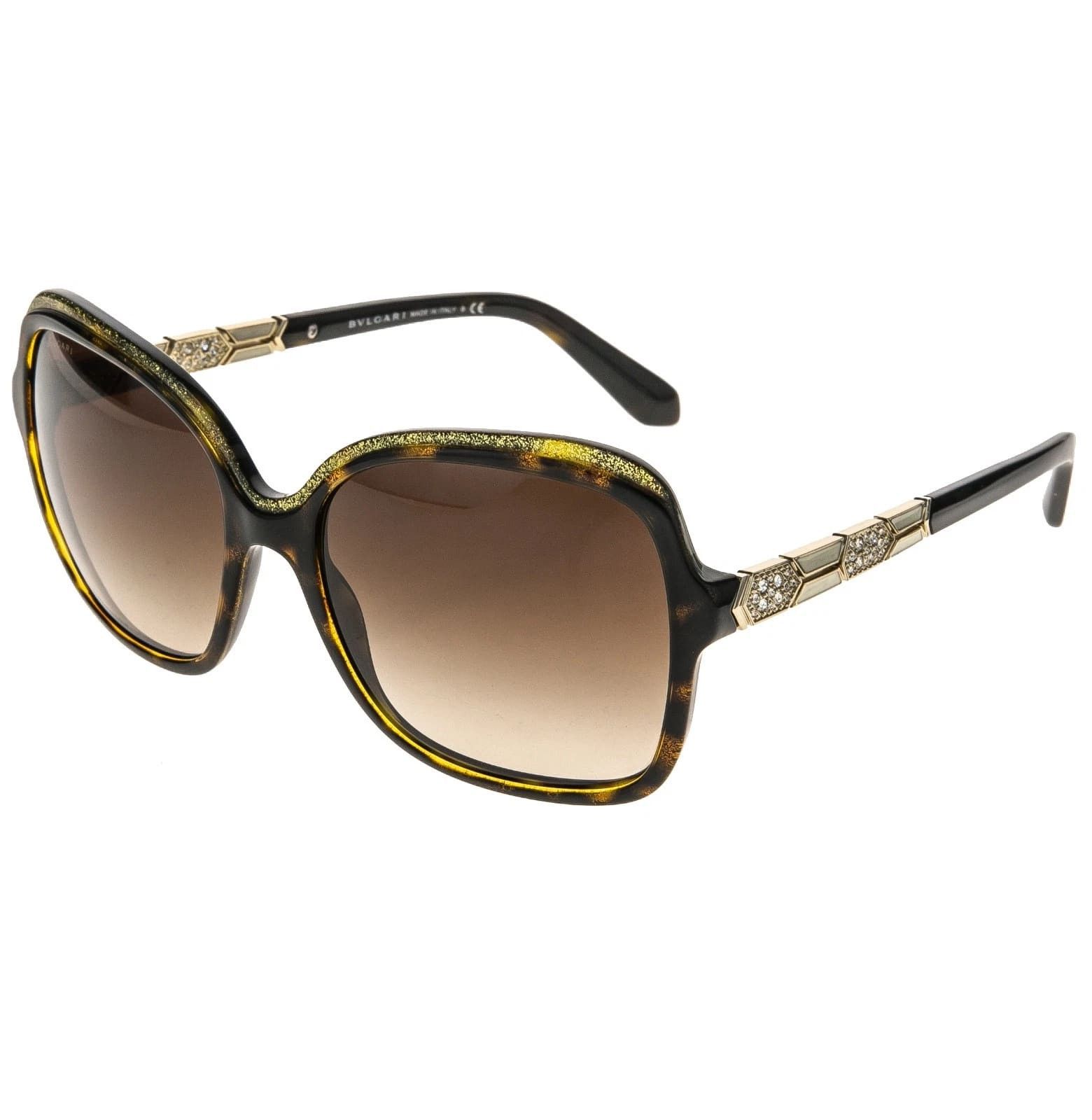 Bvlgari BULGARI BV8181B 8181 Serpenti Brown Havana Sunglasses Size ONE SIZE - 10 Thumbnail