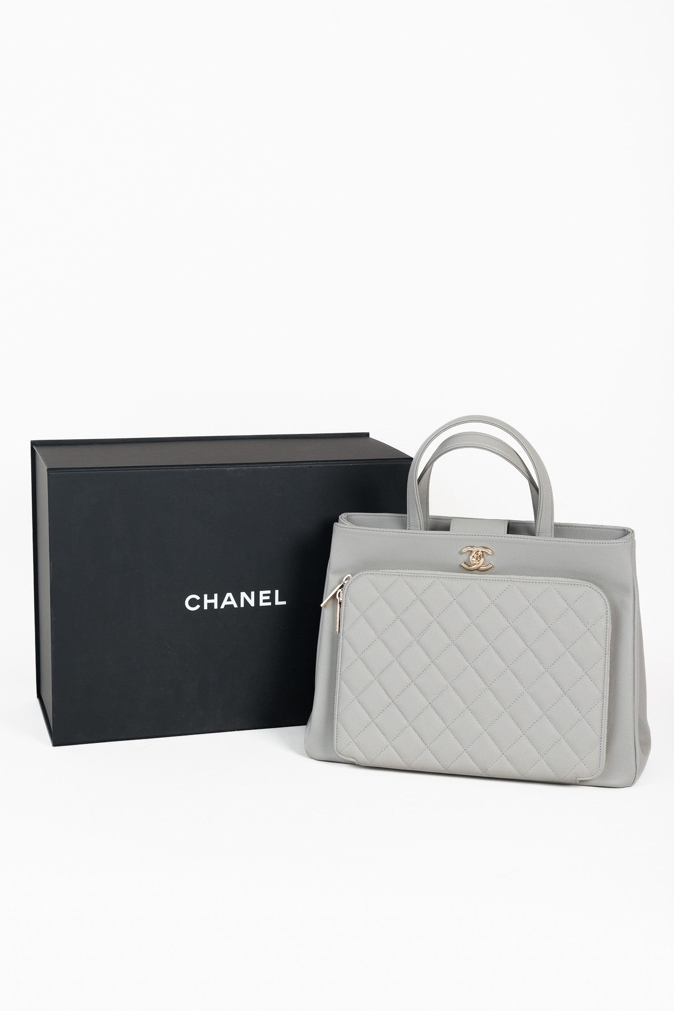 Chanel Chanel Business Affinity Large Caviar Leather Quilted Tote Size ONE SIZE - 18 Thumbnail