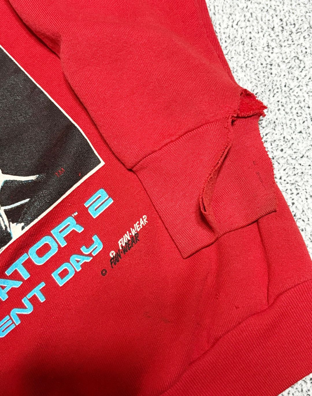 Vintage 90s vintage Terminator2 'Judgement day' promo sweatshirt Size US XL / EU 56 / 4 - 3 Thumbnail