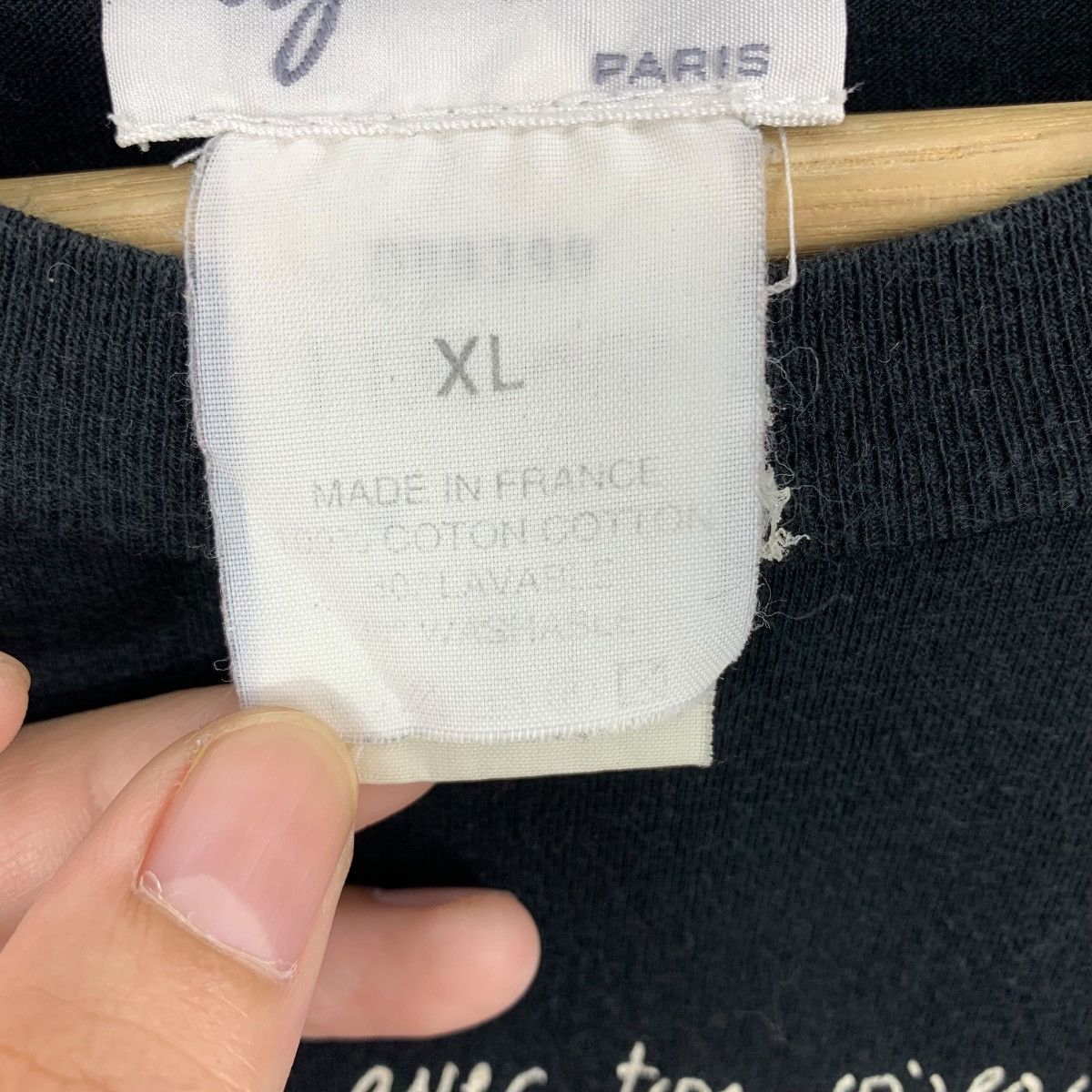 Designer × Vintage × agnes b. Vintage AGNES B franck andre jamme janvier 1996 quotes tee Size US XL / EU 56 / 4 - 10 Thumbnail