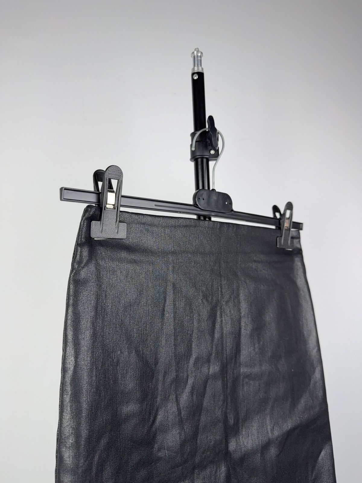Allsaints Avant Garde AllSaints Black Coated Pencil Skirt UK 8 / US 4 Size 27" / US 4 / IT 40 - 3 Thumbnail