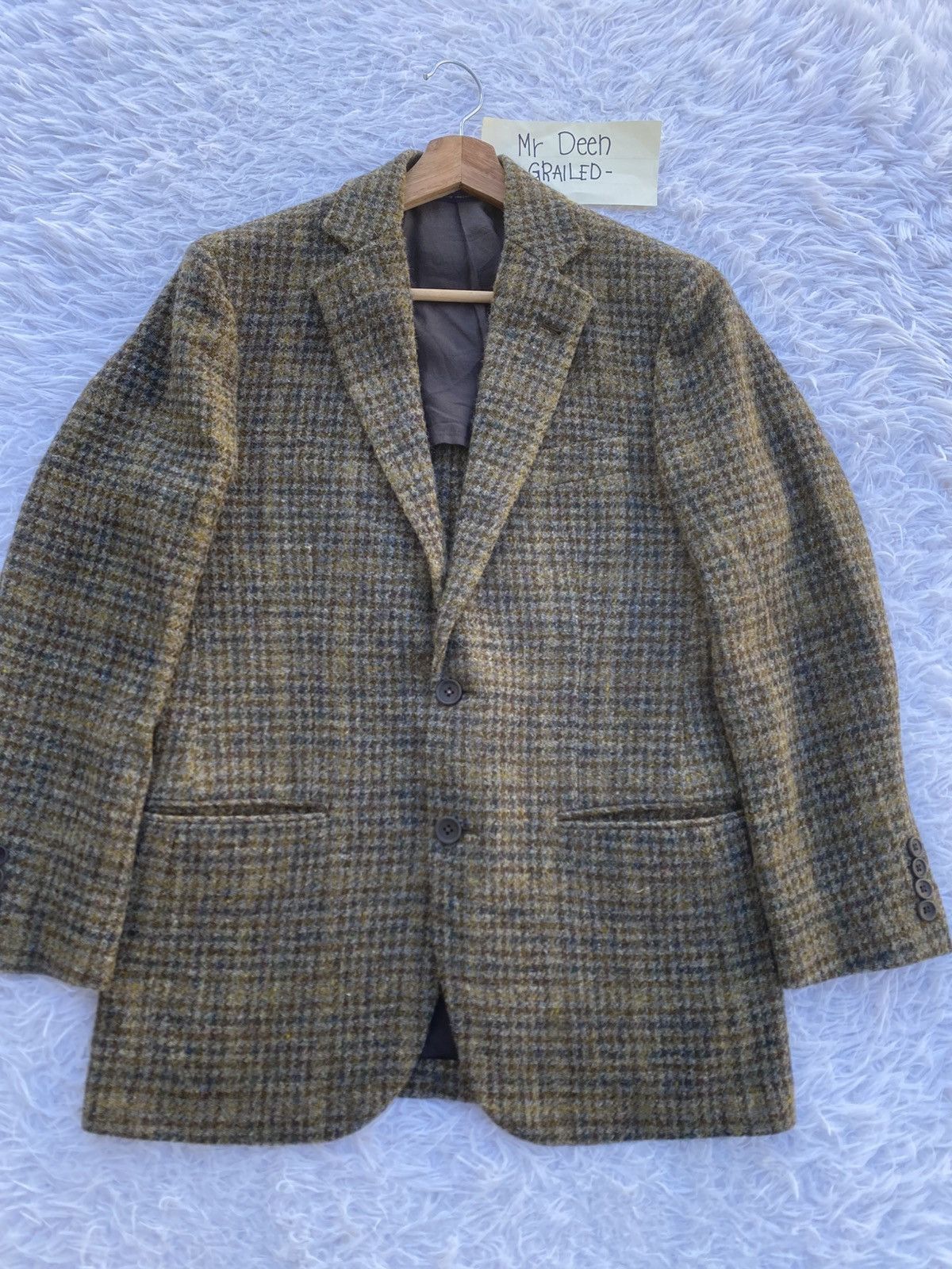 Brooks Brothers HARRIS TWEED ウールジャケット S Classic Fit Wool Harris Tweed 1818 Blazer
