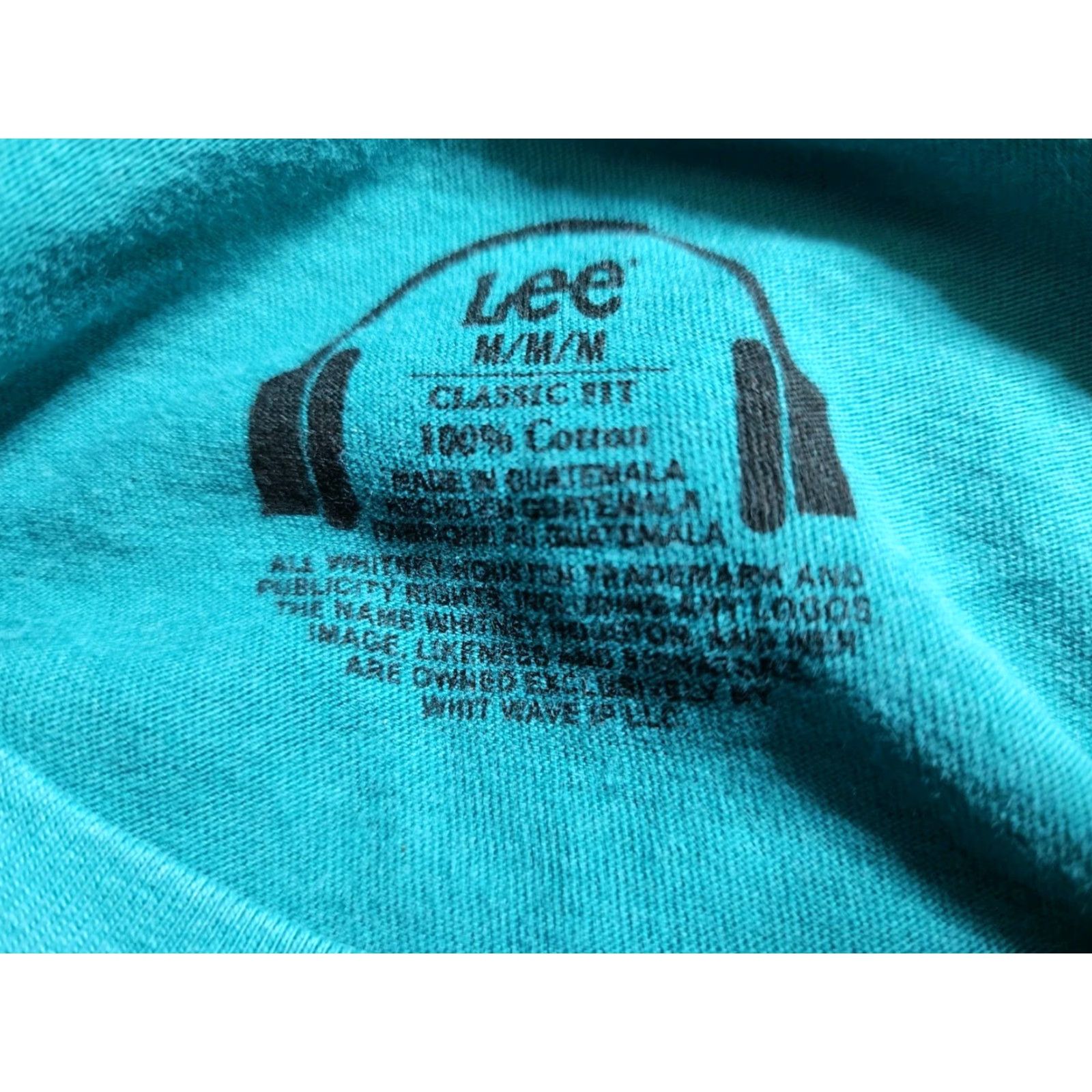 Vintage Womens M Whitney Houston Short Sleeve T Shirt Band Tee 90s Shirt Adult M Blue Cotton Lee Sport Womens 90s Music Size M / US 6-8 / IT 42-44 - 4 Thumbnail