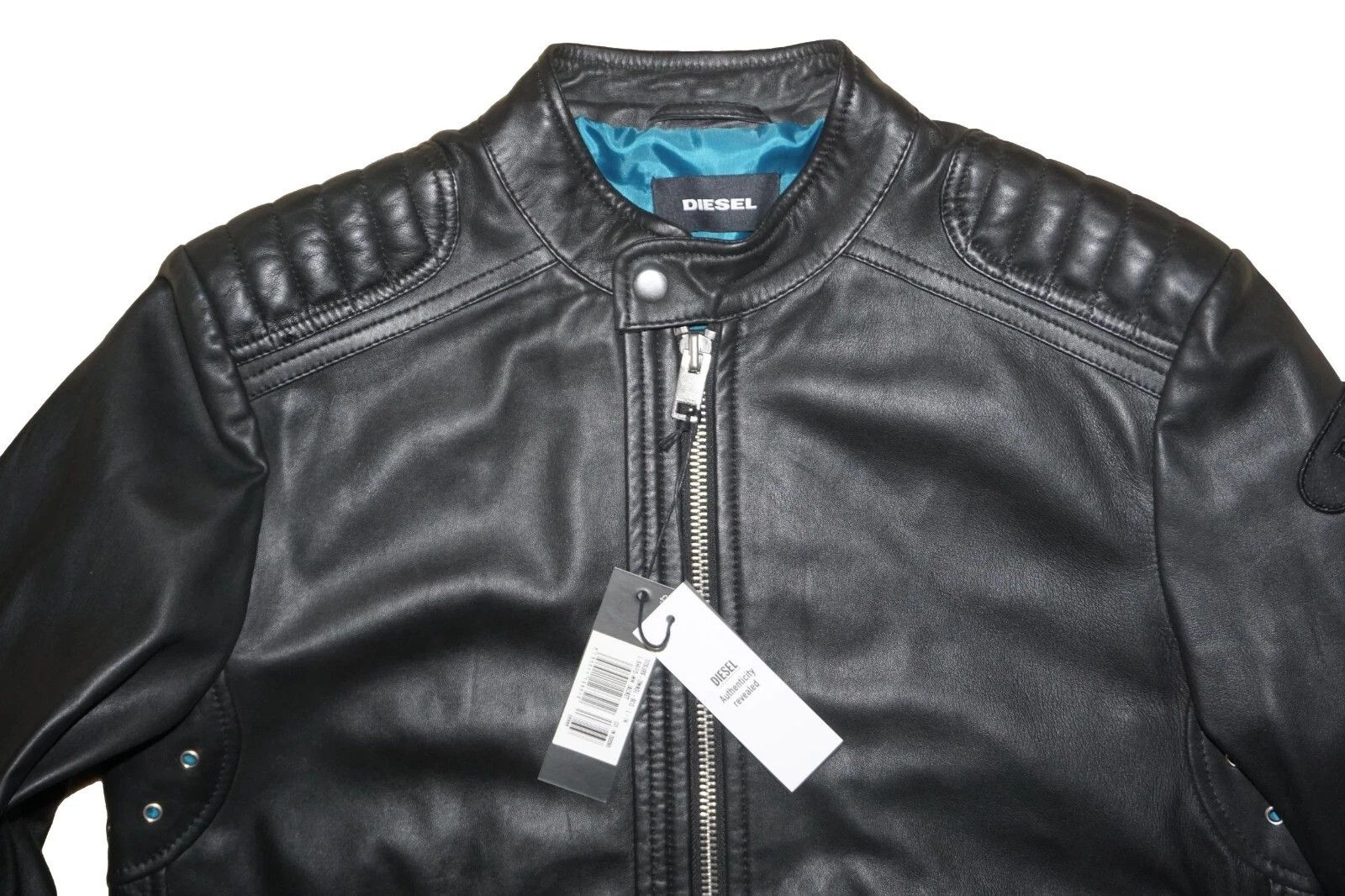 Diesel DIESEL L-SHIRO-WH LEATHER JACKET Size US L / EU 52-54 / 3 - 2 Thumbnail