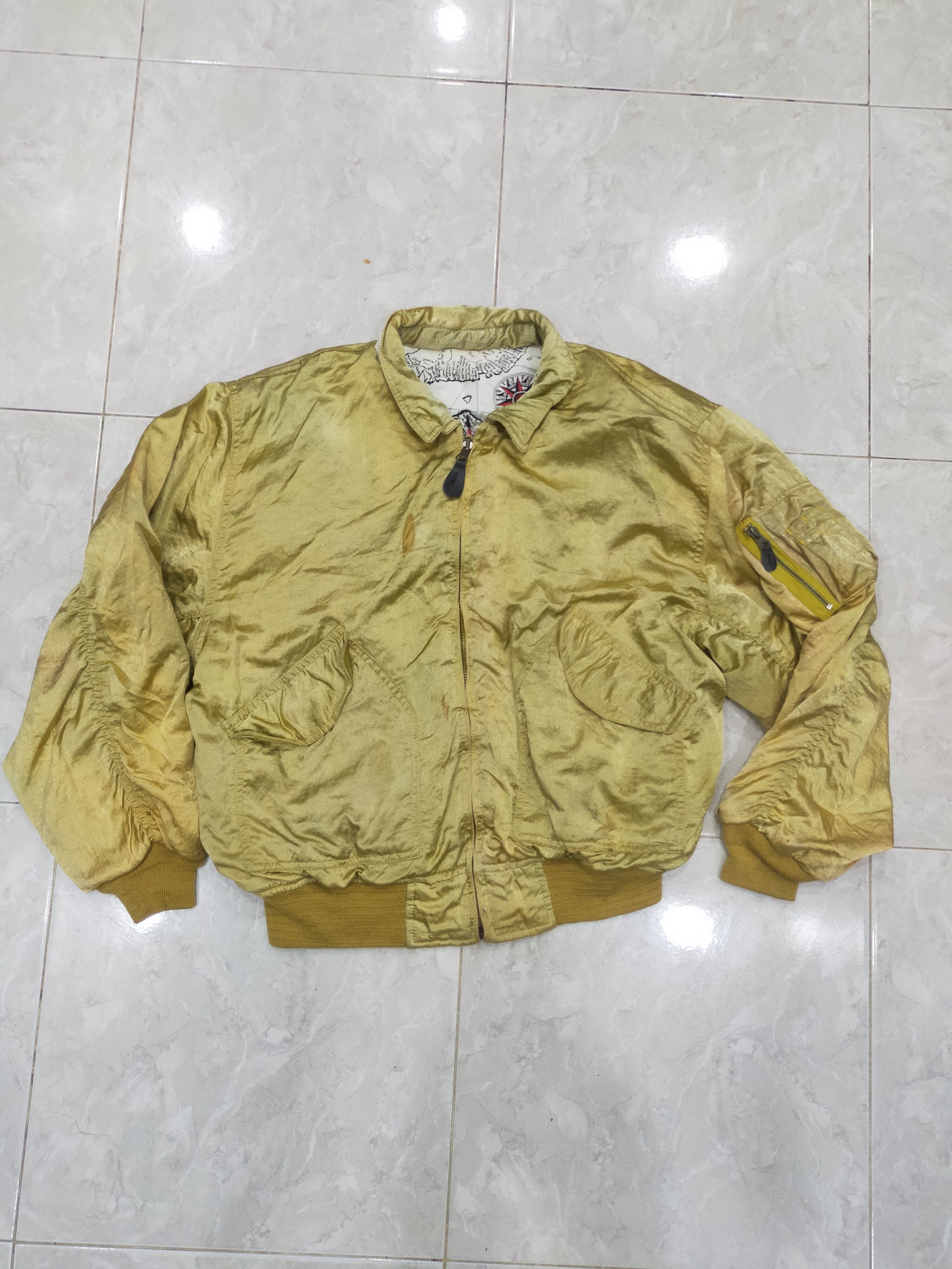 Issey Miyake × Japanese Brand Vintage Admirable Riversible Bomber Jacket Size US XL / EU 56 / 4 - 1 Thumbnail