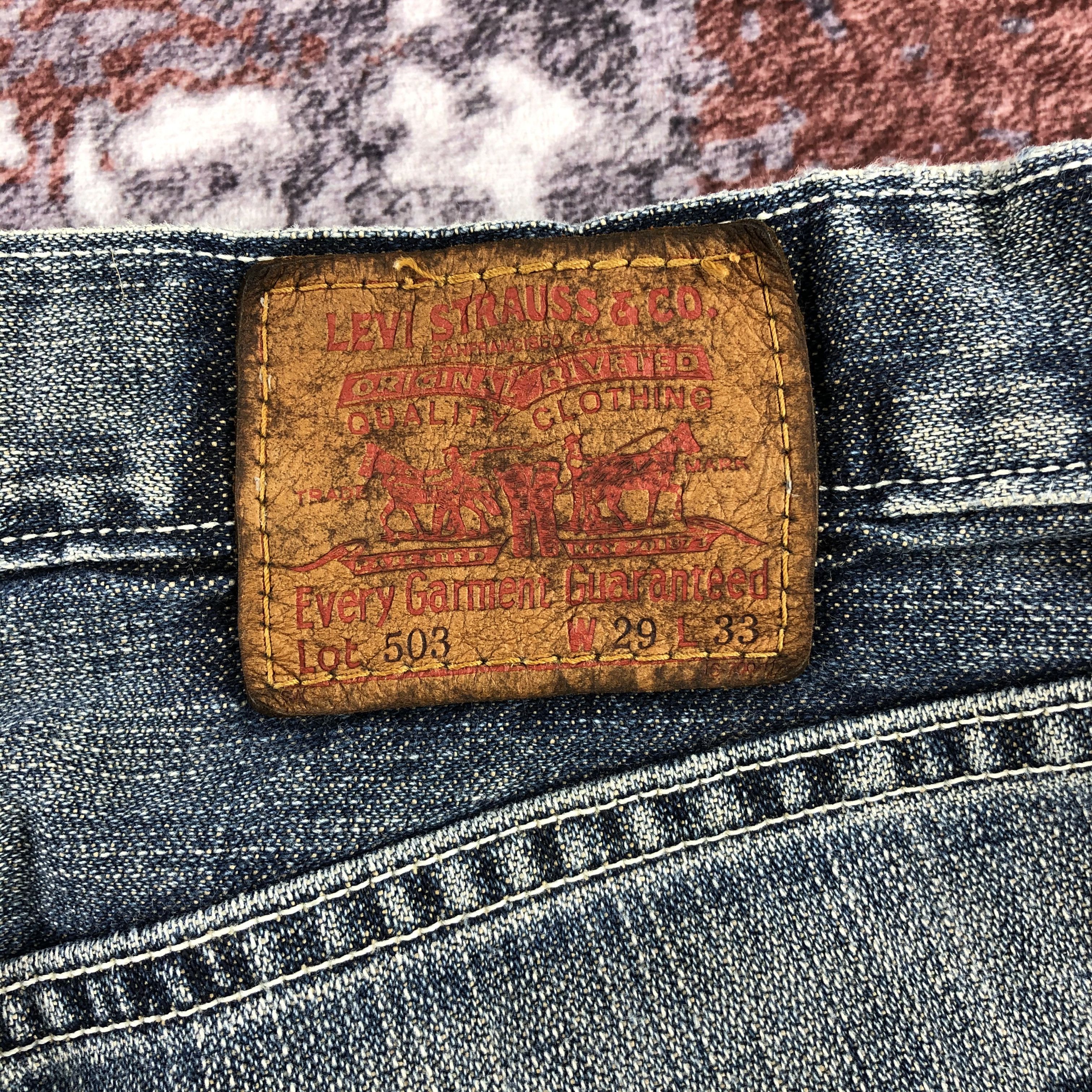 Levi's × Vintage Vintage 90s Levis 503 Earth Tone Jeans-JM2440 Size US 29 - 6 Thumbnail
