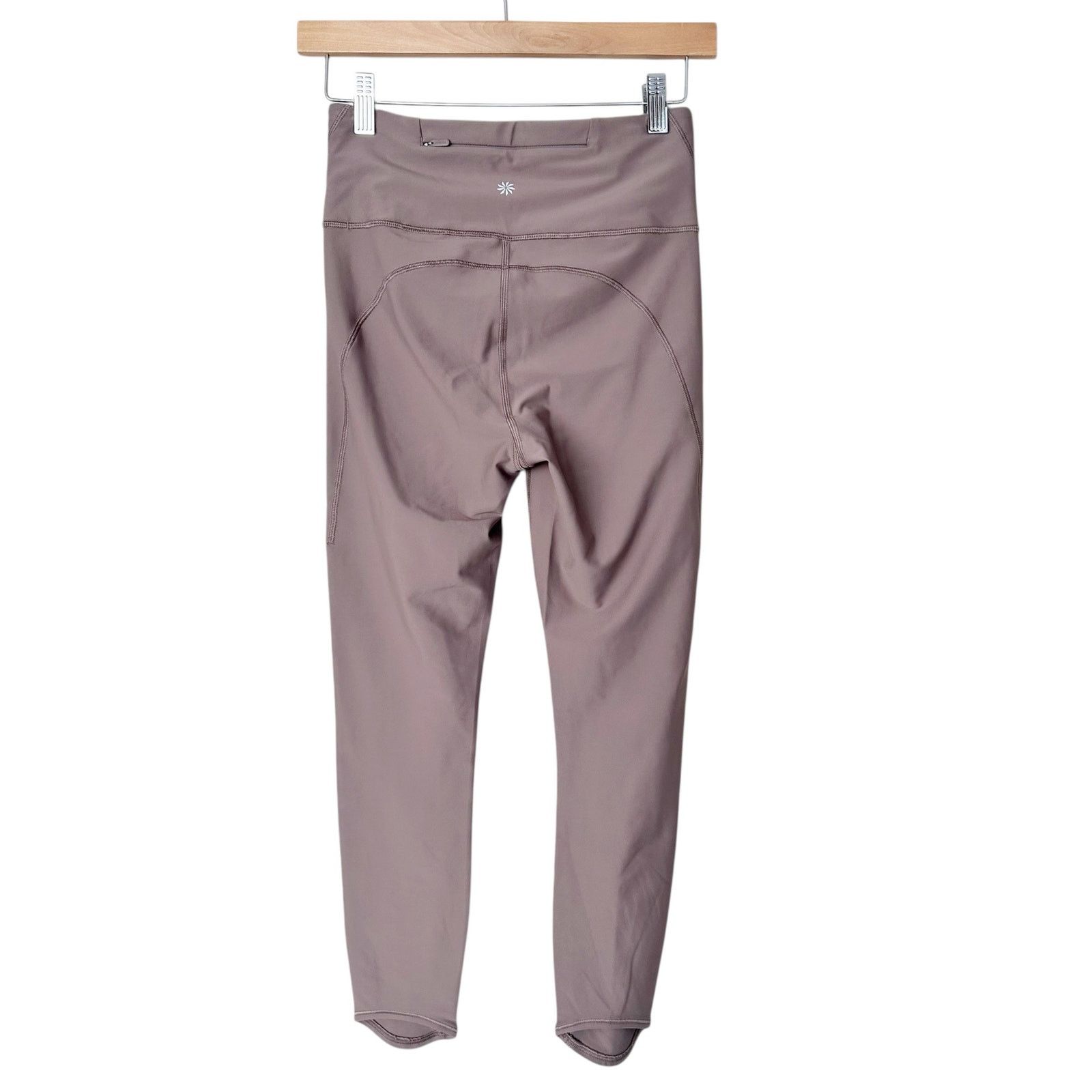 Athleta Athleta Pacesetter 7/8 Tight Tan Leggings Sz S Size 27" / US 4 / IT 40 - 4 Thumbnail