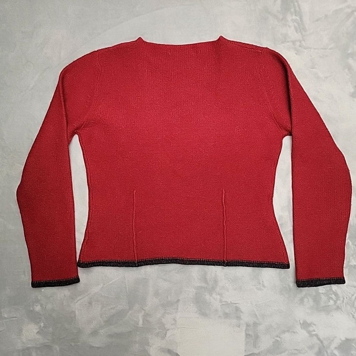 Eddie Bauer Eddie Bauer Sweater Womens M Red Lambswool Crewneck Minimal Classic Cozy Shirt Ladies Medium Red Lambswool Crewneck Classic Cozy Size M / US 6-8 / IT 42-44 - 6 Thumbnail