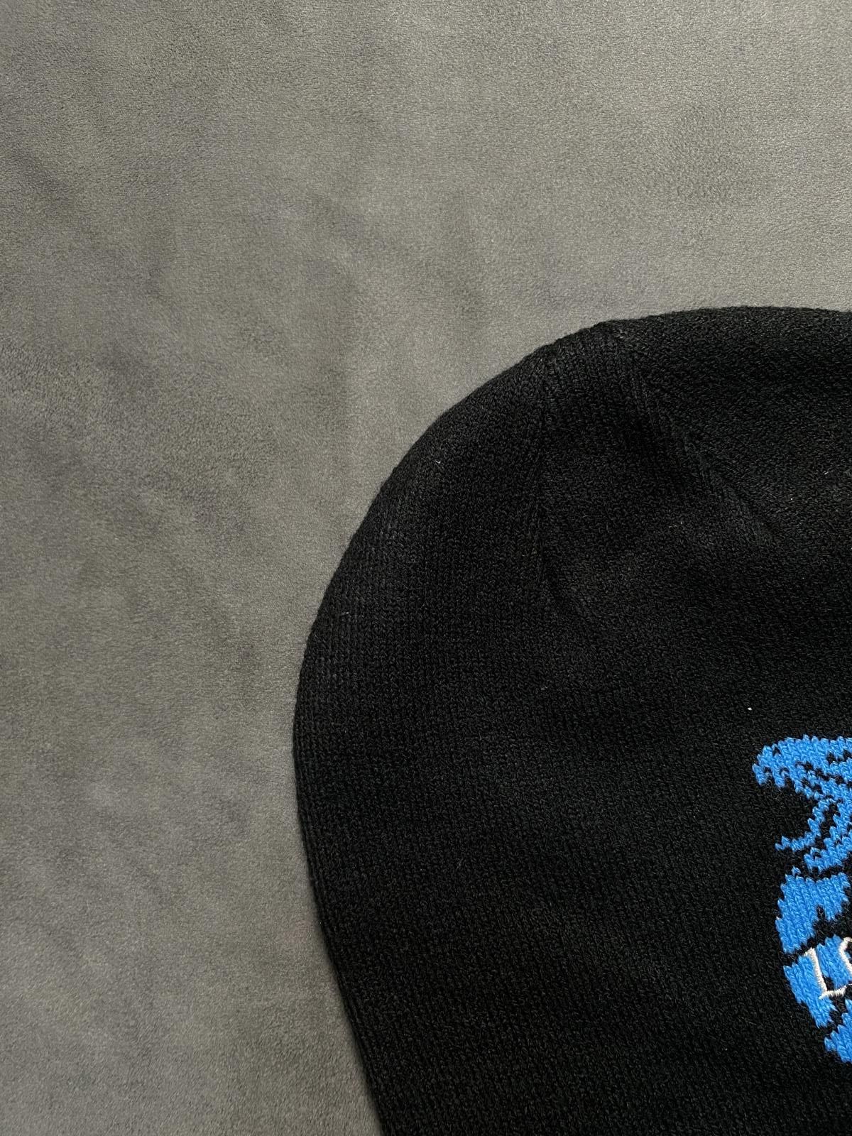 Japanese Brand Lost Intricacy Full Circle Snake No Cuff Knit Black Beanie Size ONE SIZE - 5 Thumbnail