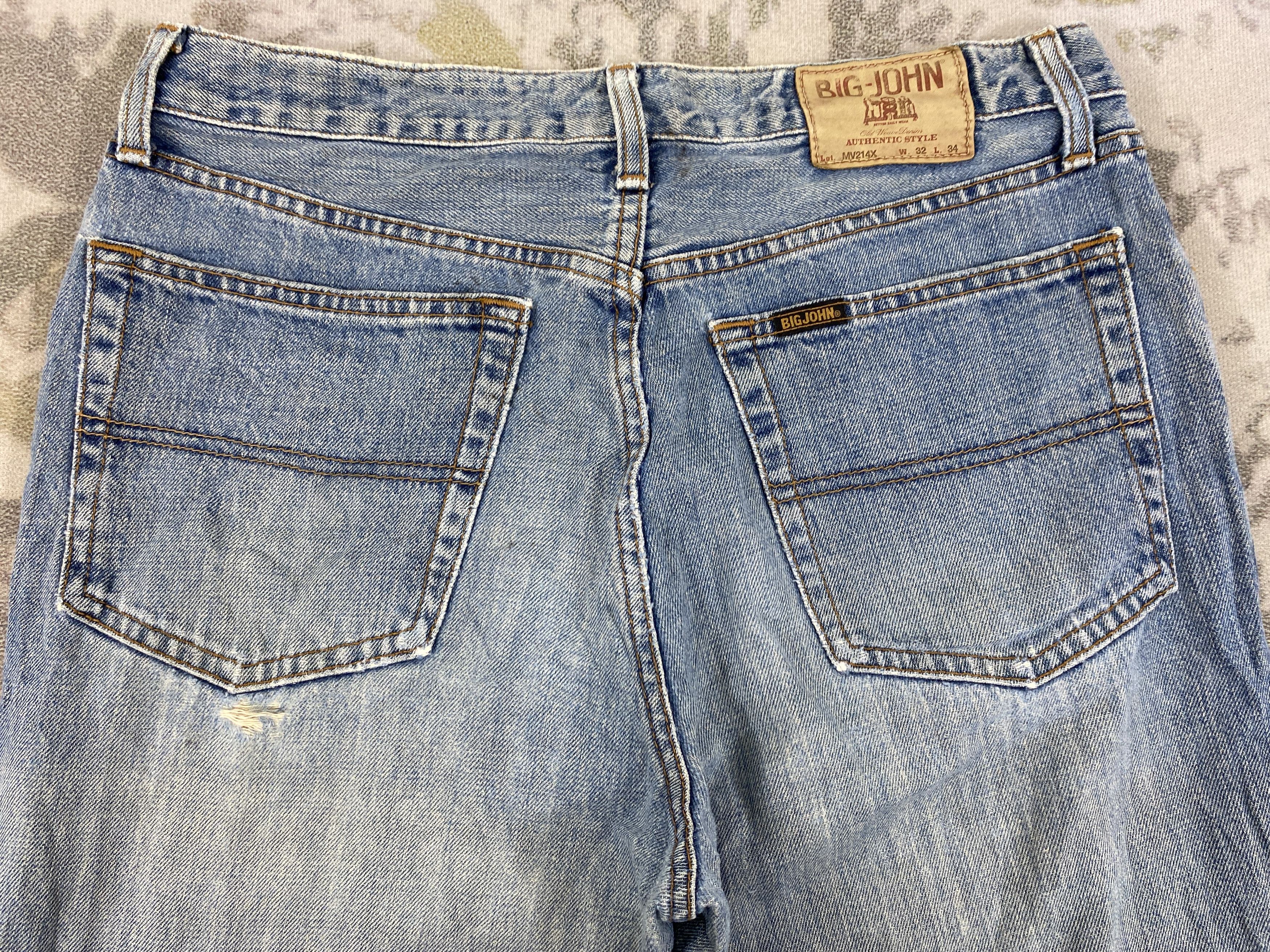 If Six Was Nine Vintage Big John Flare Jeans 31x33.5 Denim- JN3823 Size US 31 - 4 Thumbnail