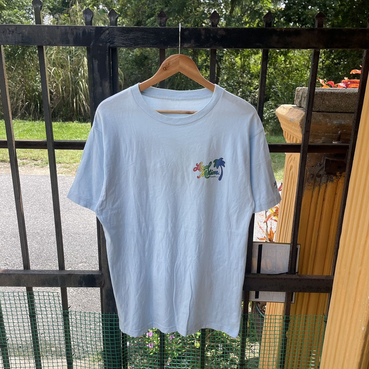 Vintage 🔥Vintage 90s Local Motion Big Logo Rasta Design Surfing Tee Size US L / EU 52-54 / 3 - 2 Thumbnail