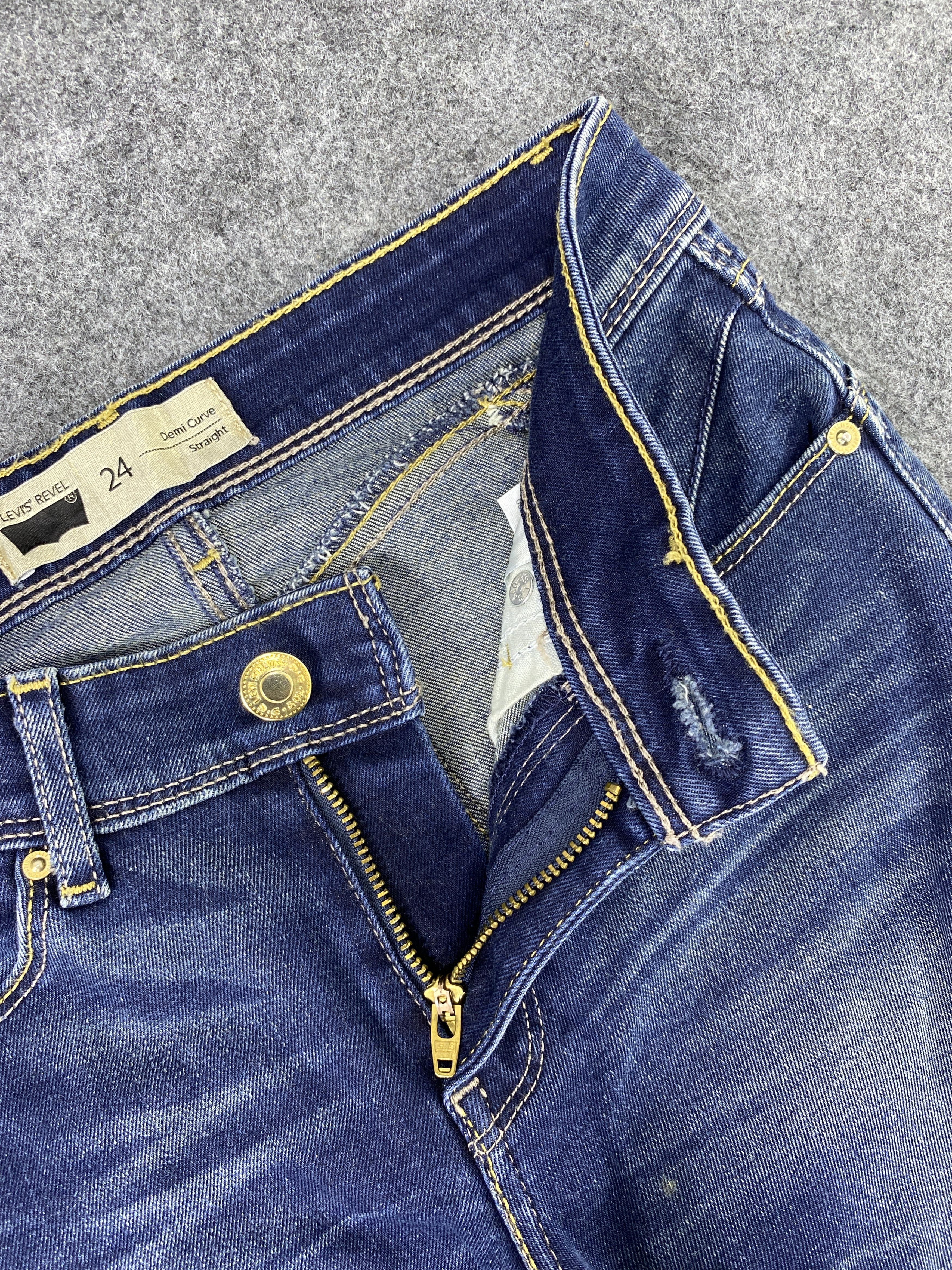 Levi's Vintage Levis Straight Blue Wash Jeans - J1044 Size 26" / US 2 / IT 38 - 7 Thumbnail