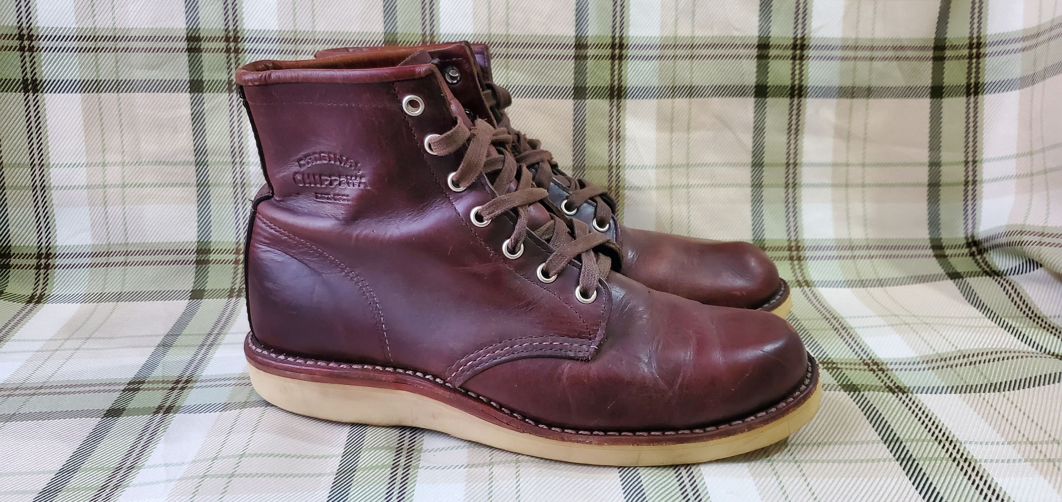 Chippewa CHIPPEWA Brown Leather Lace Up Boots Size US 8 / EU 41 - 3 Thumbnail