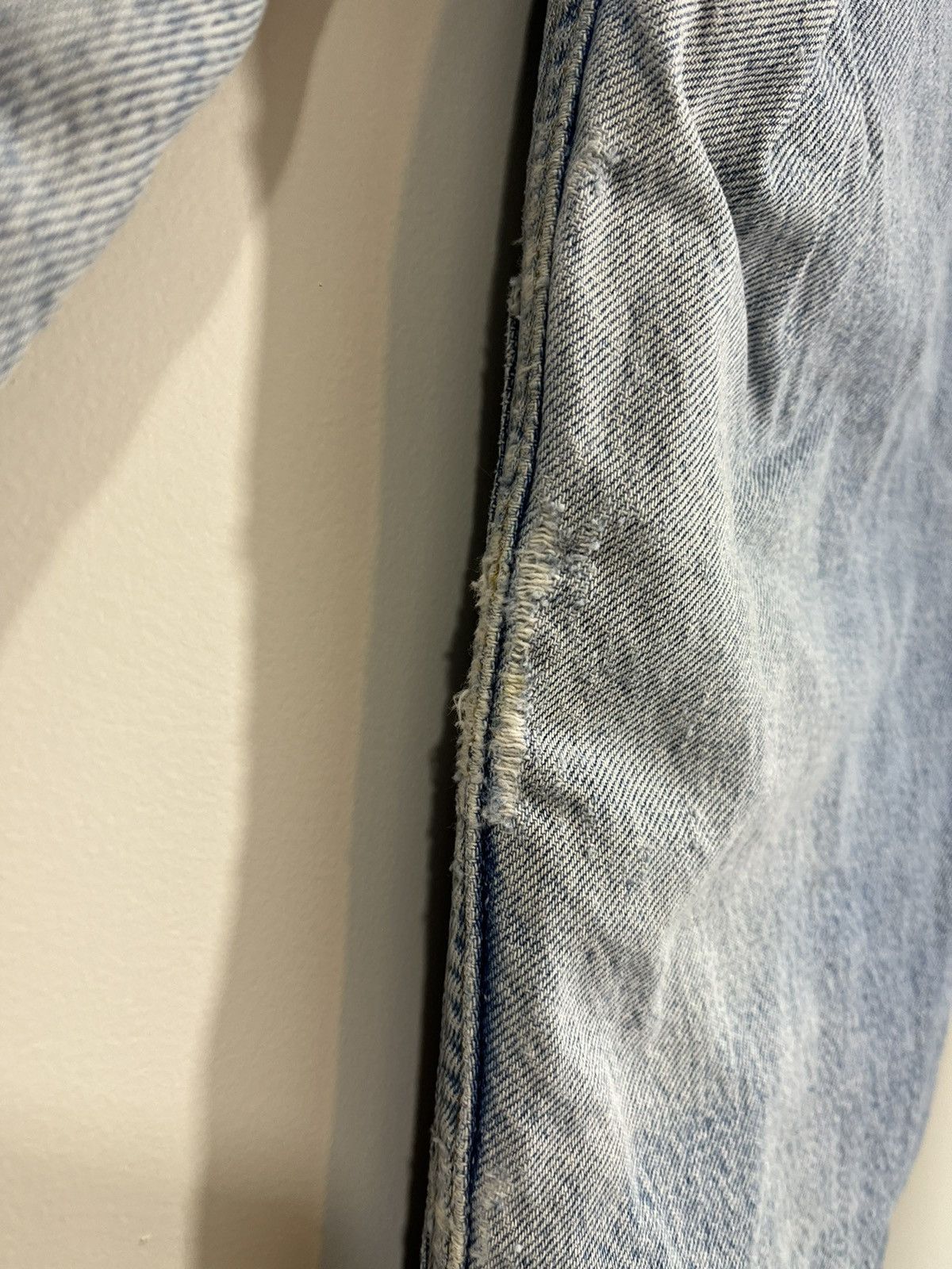Carhartt Thrashed Patched Flannel Lined Distressed Jeans Size US 32 / EU 48 - 20 Thumbnail