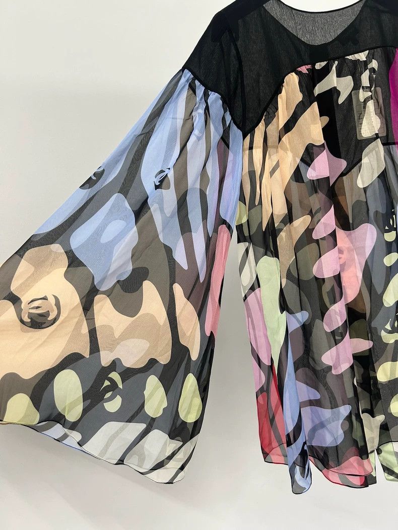 Chanel Chanel Color printed silk long sleeves Size XS / US 0-2 / IT 36-38 - 4 Thumbnail