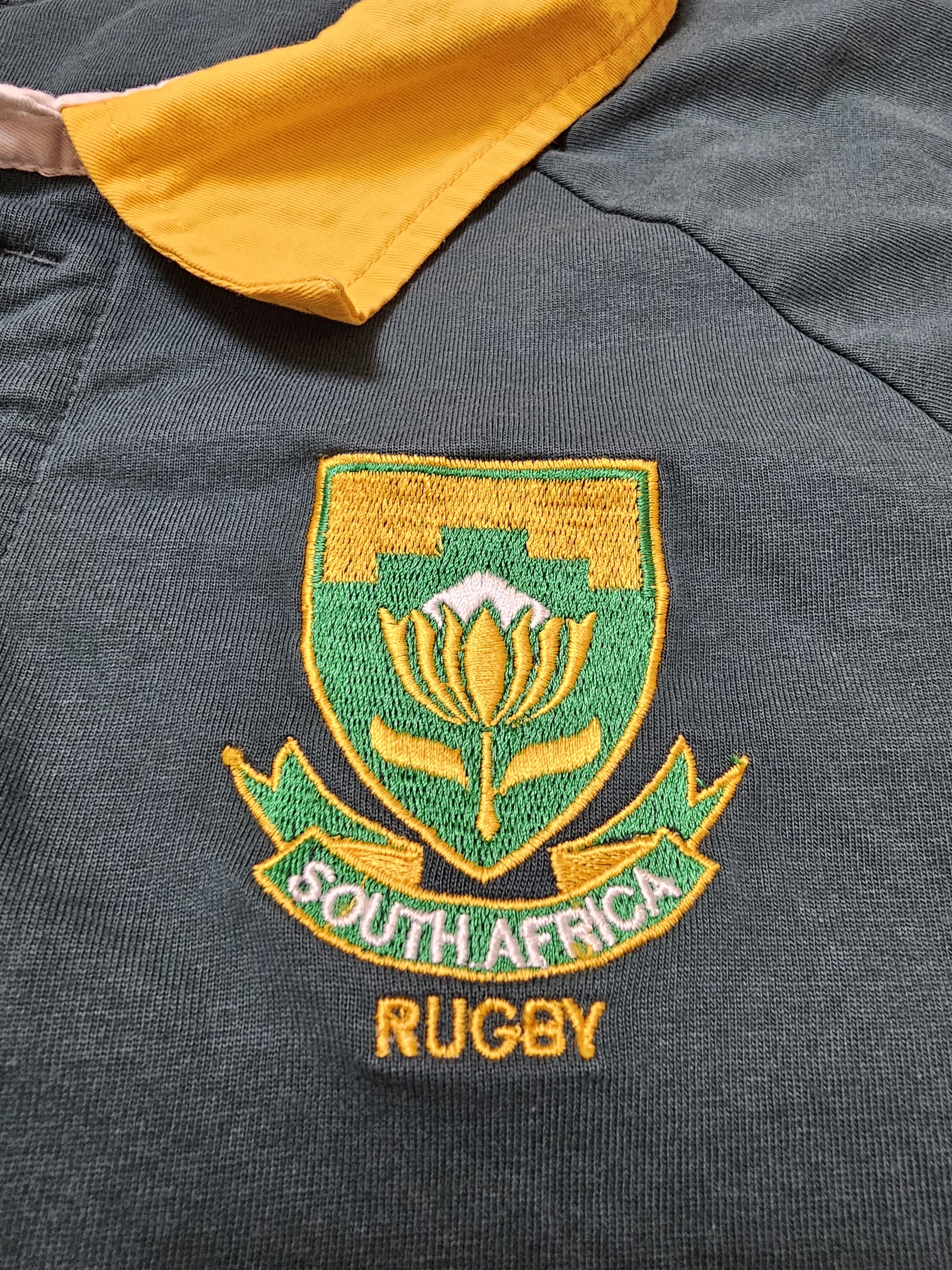 Asics SOUTH AFRICA RUGBY JERSEY VINTAGE WORLD SEVENS UNION RUGBY Size US XL / EU 56 / 4 - 4 Thumbnail