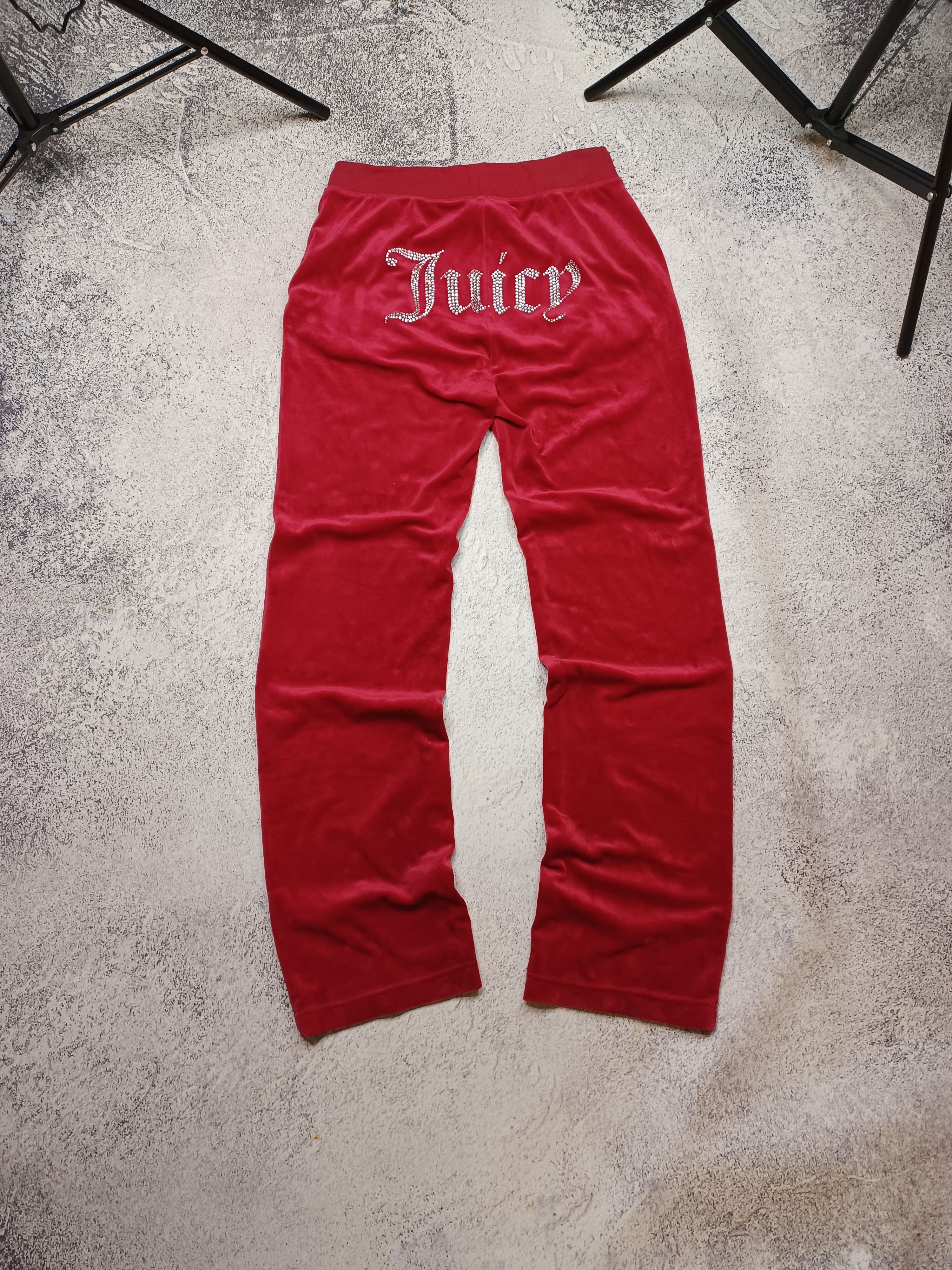 Juicy Couture JUICY COUTURE PINK VELOUR PANTS Size 28" / US 6 / IT 42 - 3 Thumbnail