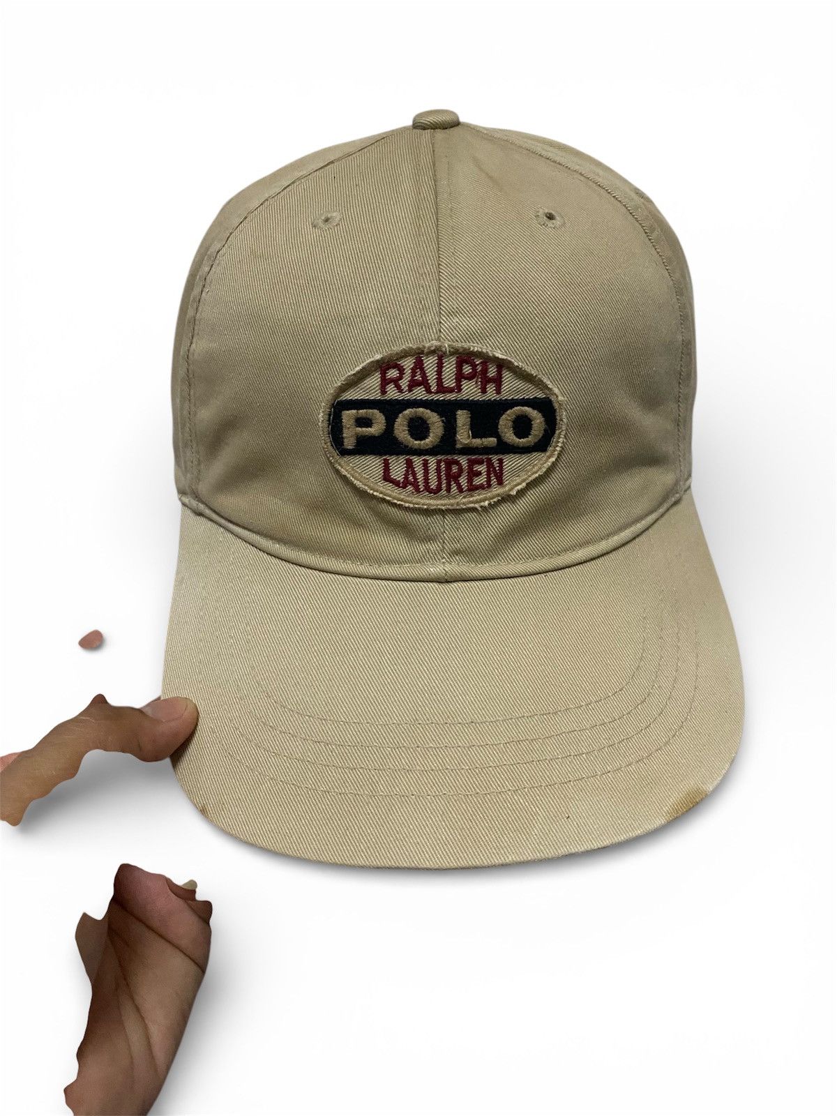 Polo Ralph Lauren VTG 90s Polo Sport Ralph Lauren Rare Spell Out Hat Cotton Size ONE SIZE - 6 Thumbnail