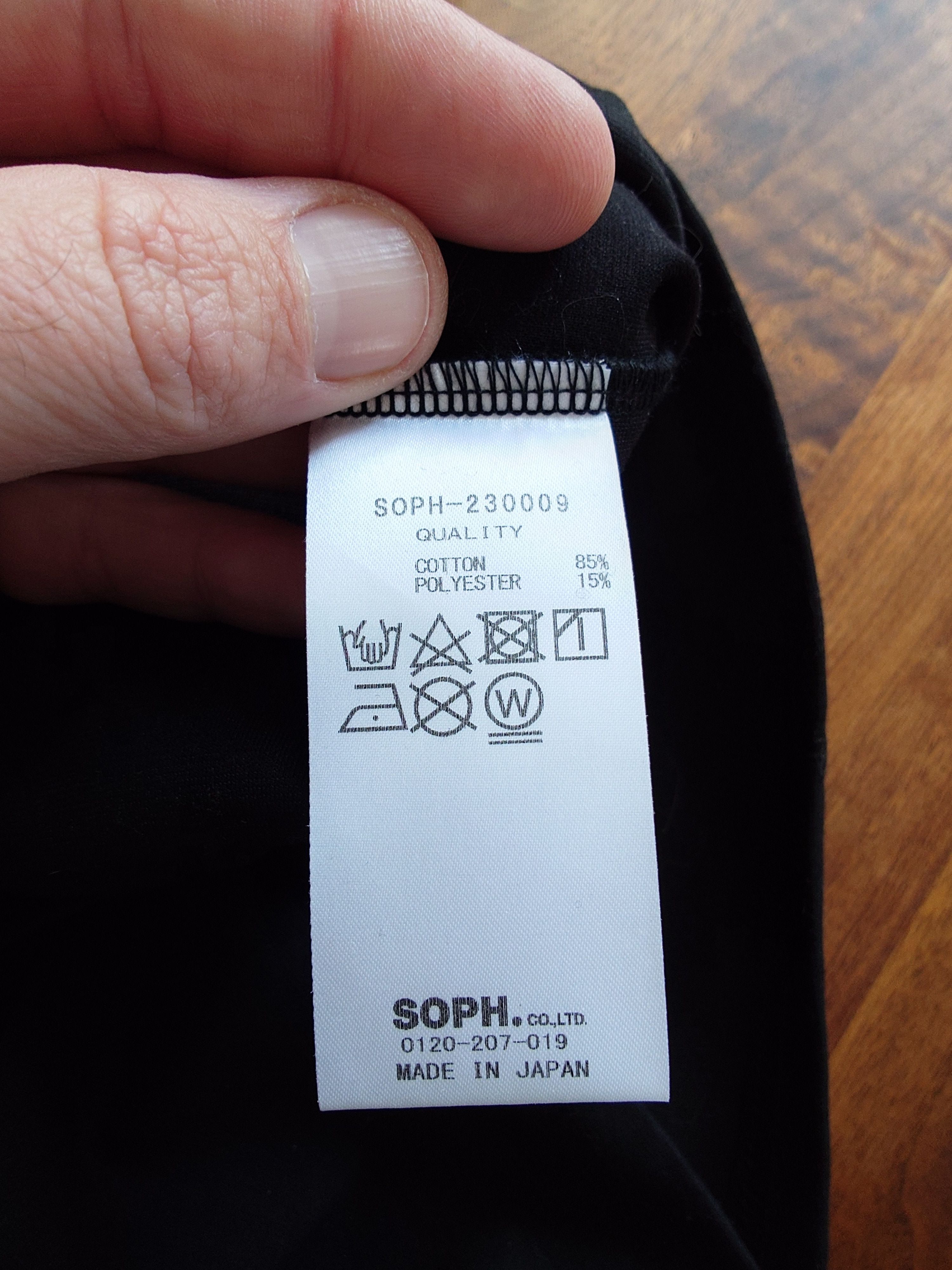 Sophnet. SOPHNET LS Black patch pocket - new with tags Size US L / EU 52-54 / 3 - 7 Thumbnail