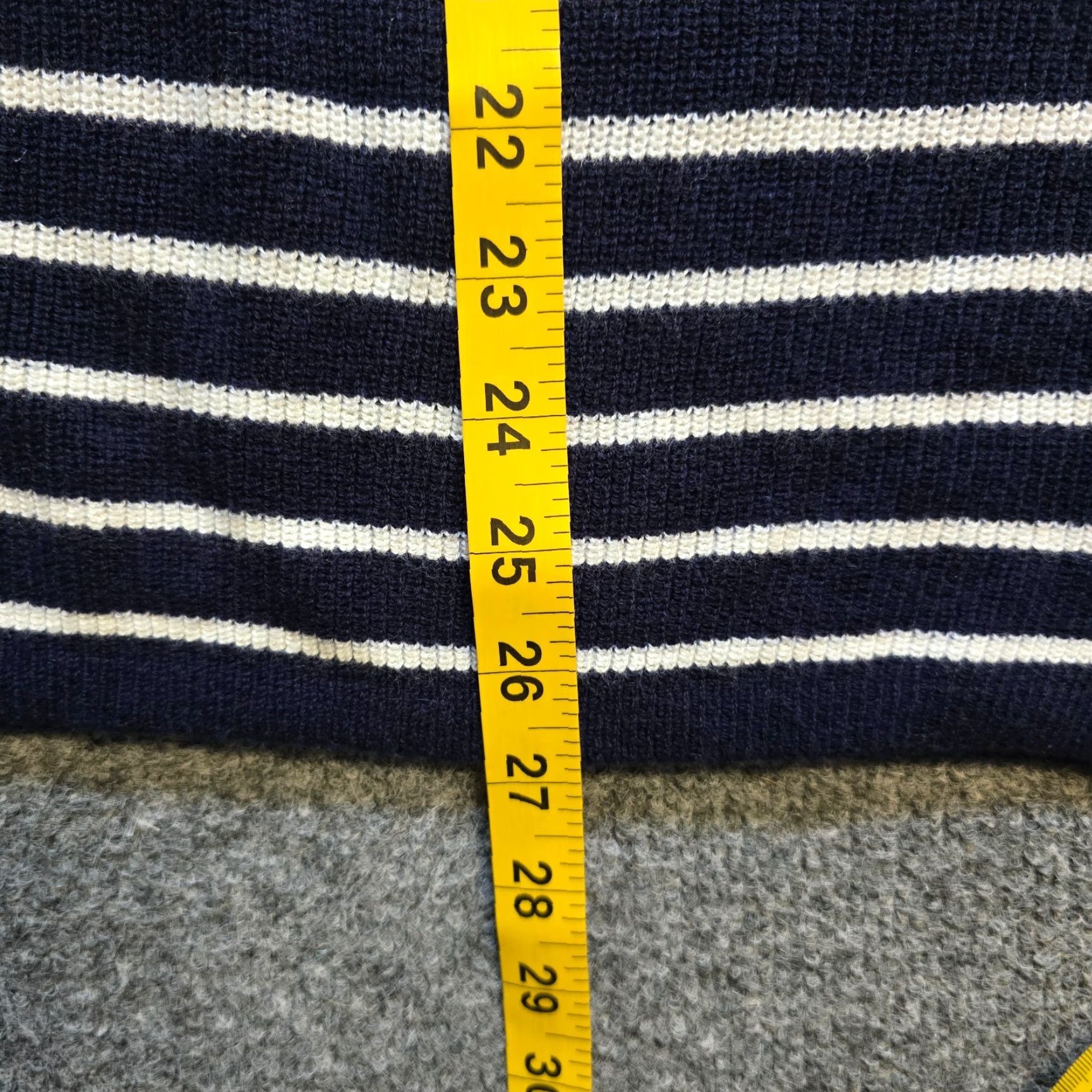 Gap VINTAGE? Gap Sweater Womens Small Blue White Striped Wool Blend Nautical Preppy Size S / US 4 / IT 40 - 6 Thumbnail